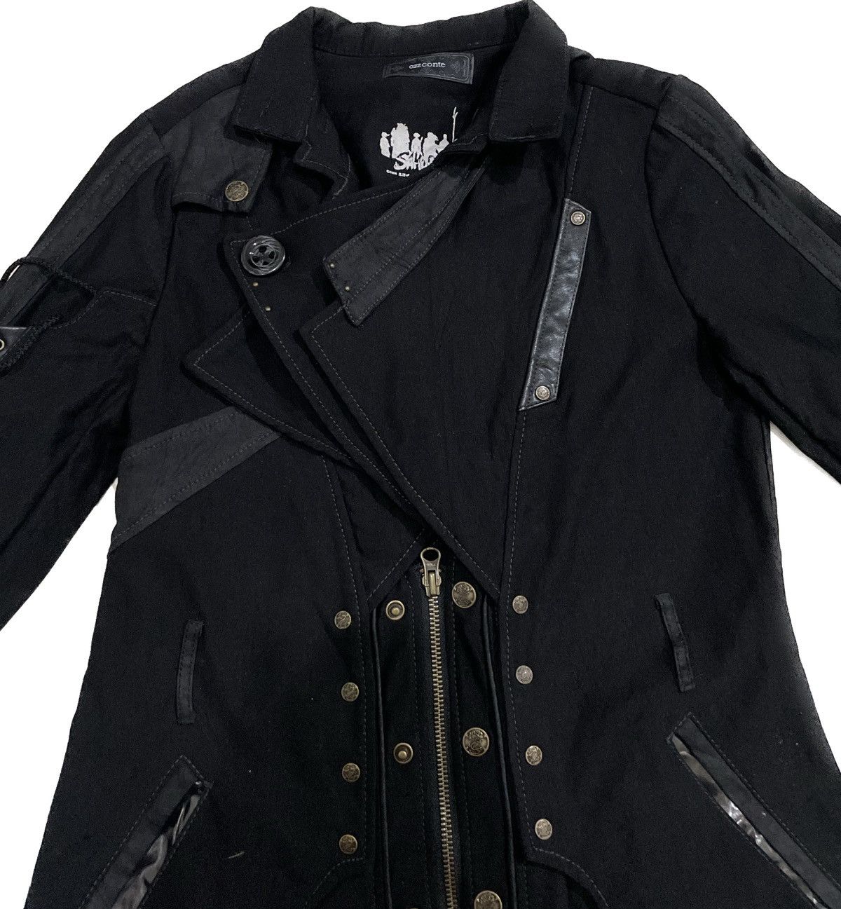 Cloak × Japanese Brand Rare🔥 Ozz Conte Japanese Samurai Long Punk Jacket Size ONE SIZE - 2 Thumbnail