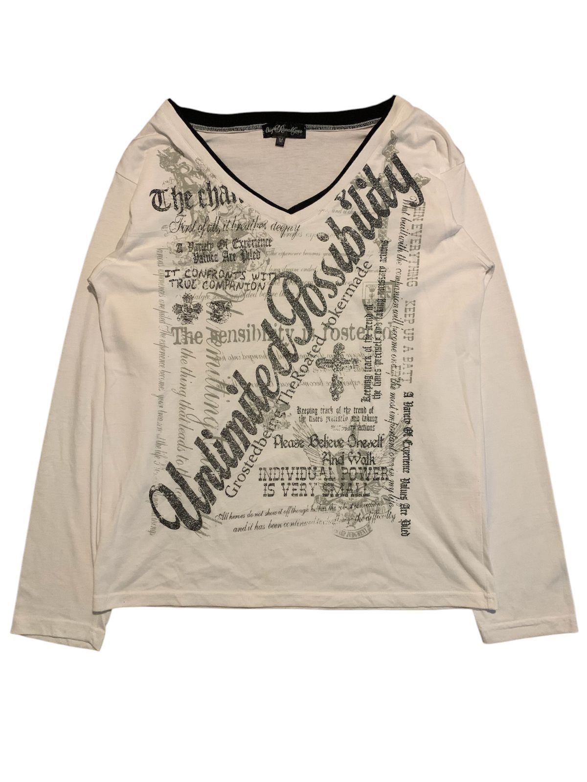 14th Addiction × Hysteric Glamour × If Six Was Nine 2000s japanese poem long sleeve ifsixwasnine vikeistyel Size US M / EU 48-50 / 2 - 1 Thumbnail