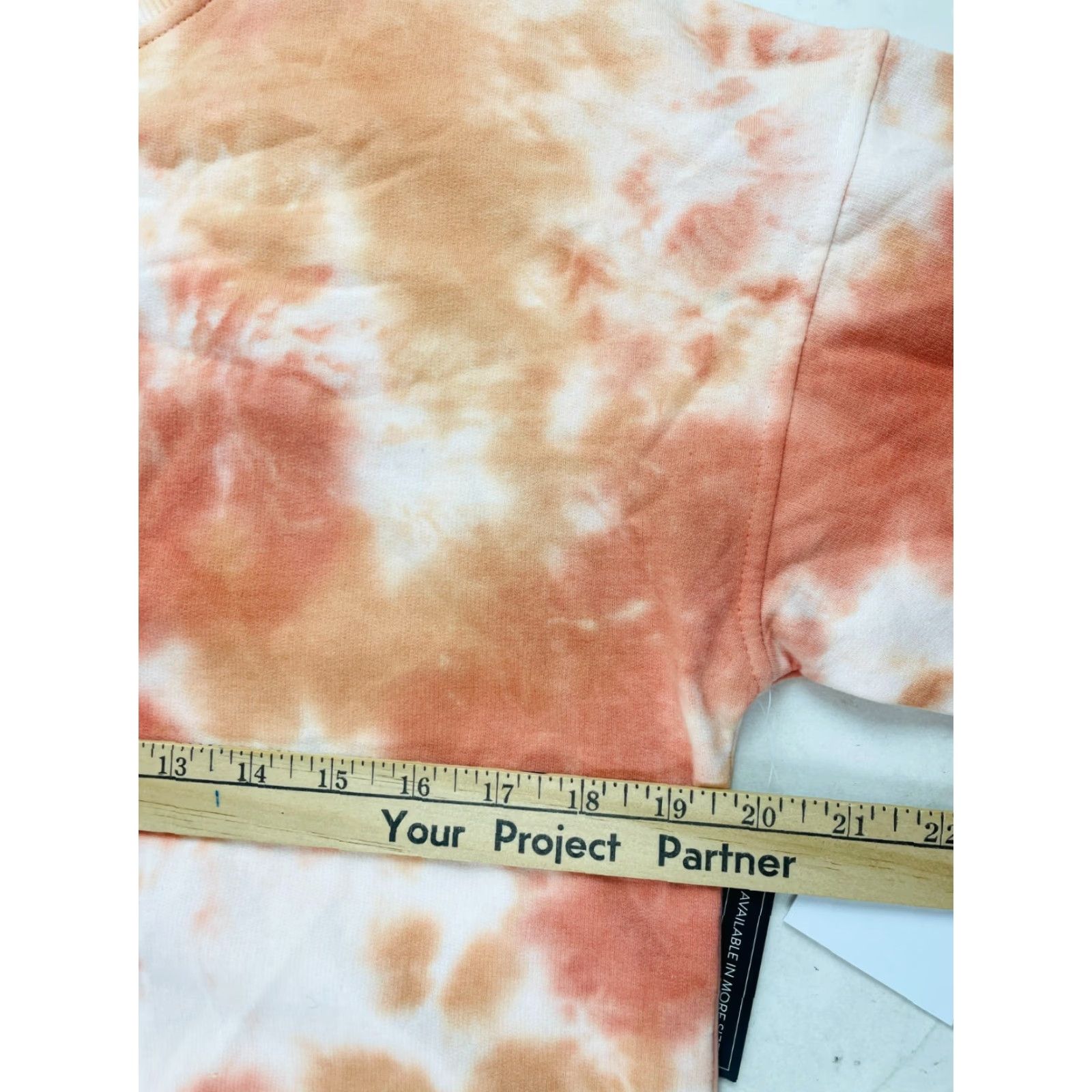 Nordstrom Nordstrom BP Sweatshirt Women's XXS Pink Orange Tie Dye Oversized Crewneck NWT Free Return Mens Womens Girls Boys Size XXS / US 00 / IT 34 - 3 Thumbnail