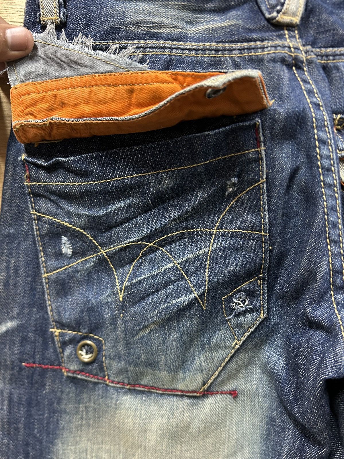 G-Star × Vintage Vintage Gstar Raw Crazy Fade Rusty y2k Jeans Size US 27 - 8 Thumbnail