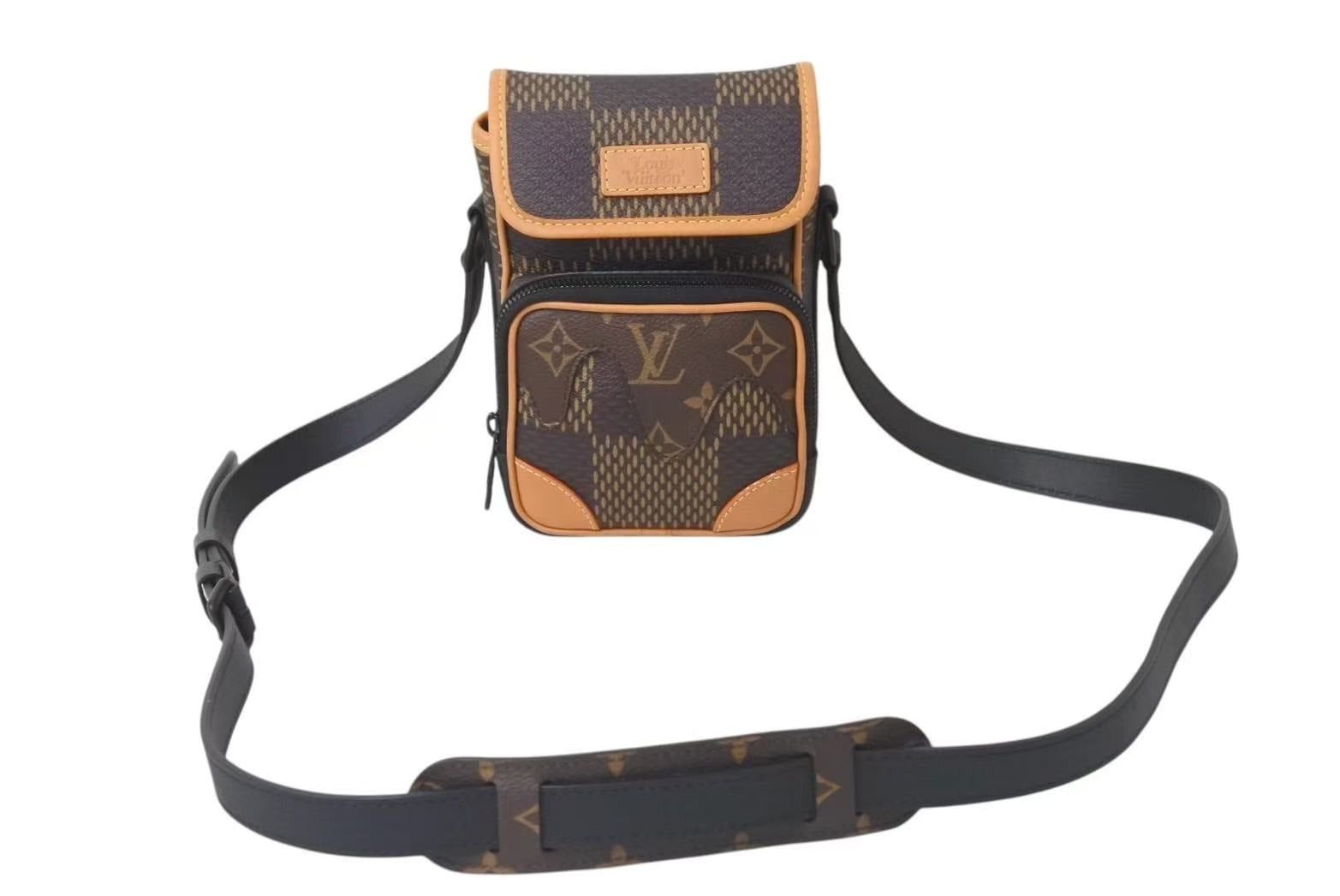 Louis Vuitton Amazon Messenger Shoulder Bag in Brown, Men's