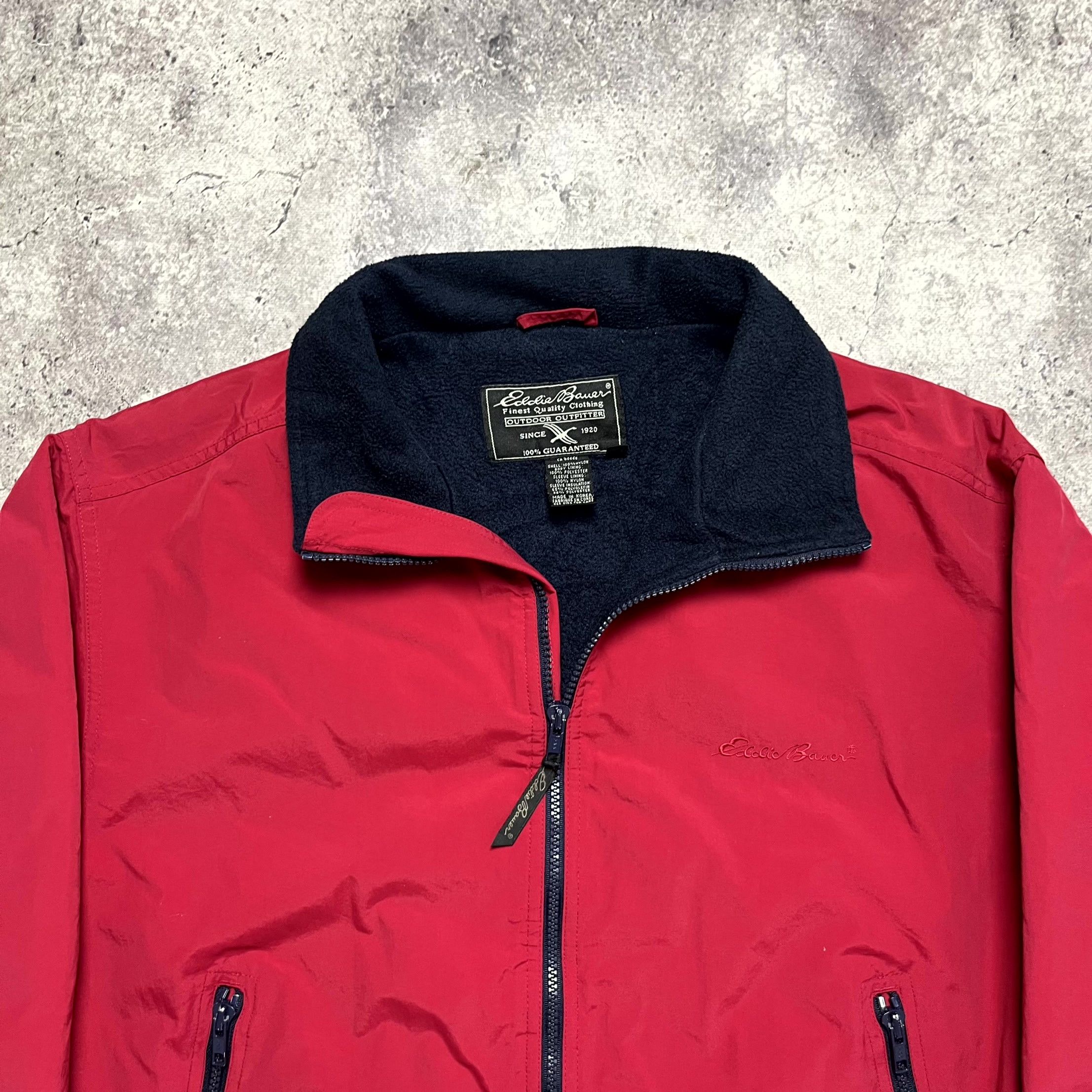 Eddie Bauer Eddie Bauer Nylon Polartec Red Bomber Jacket Size M Size US M / EU 48-50 / 2 - 5 Thumbnail