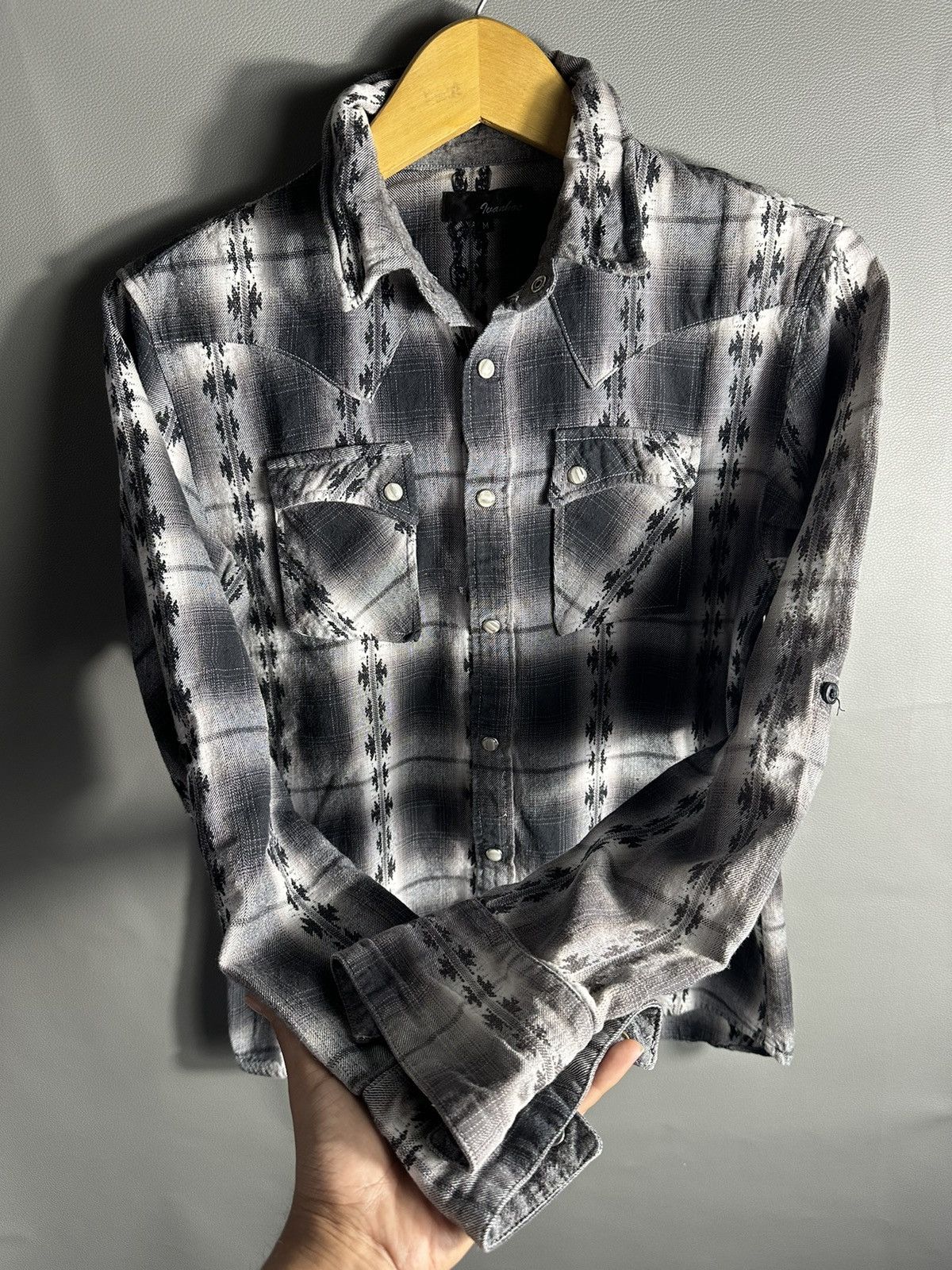 20471120 90s WESTERN GOTHIC SHIRT JUNYA WATANABE CDG STYLE Size US M / EU 48-50 / 2 - 7 Thumbnail