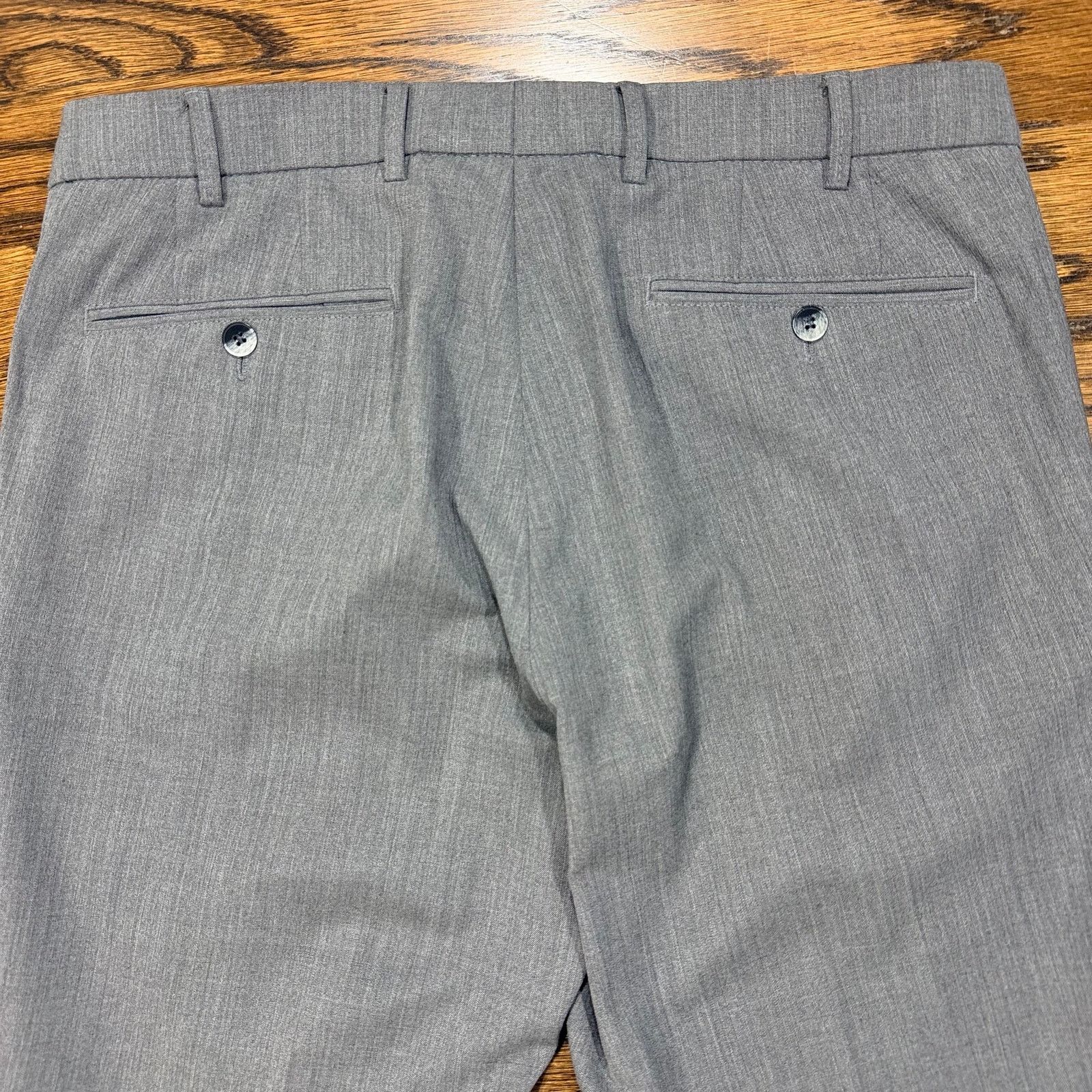 Other Meyer "Bonn" Modern Fit Chinos 34 Gray Luxury Trouser Size US 34 / EU 50 - 10 Thumbnail