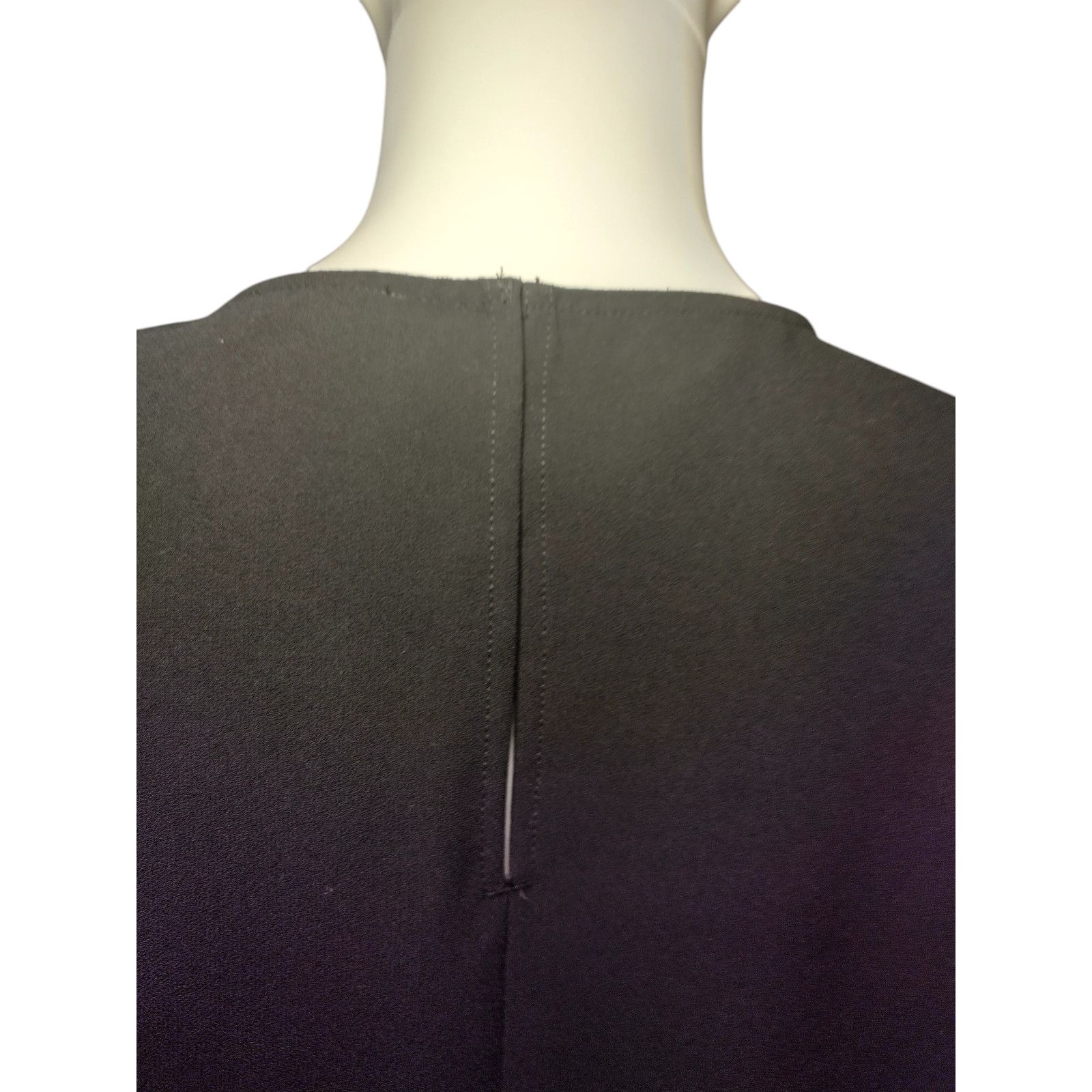 Ann Taylor Ann Taylor Womens Tunic Cascading Ruffle Blouse Black Sz Sm Size S / US 4 / IT 40 - 2 Thumbnail