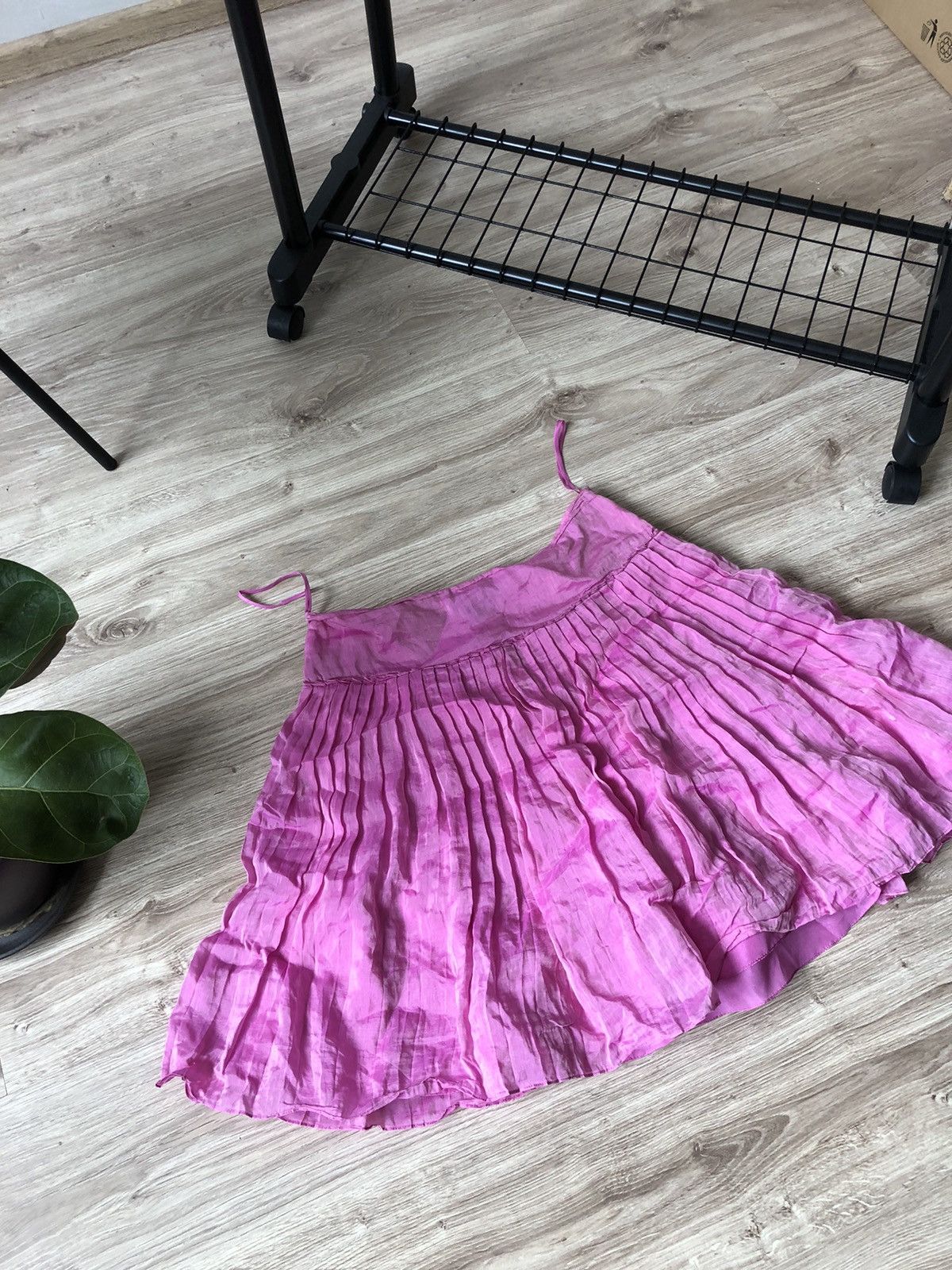 Ralph Lauren × Ralph Lauren Black Label Ralph Lauren Fairy Parachute Silk Midi Skirt Size 30" / US 8 / IT 44 - 2 Thumbnail