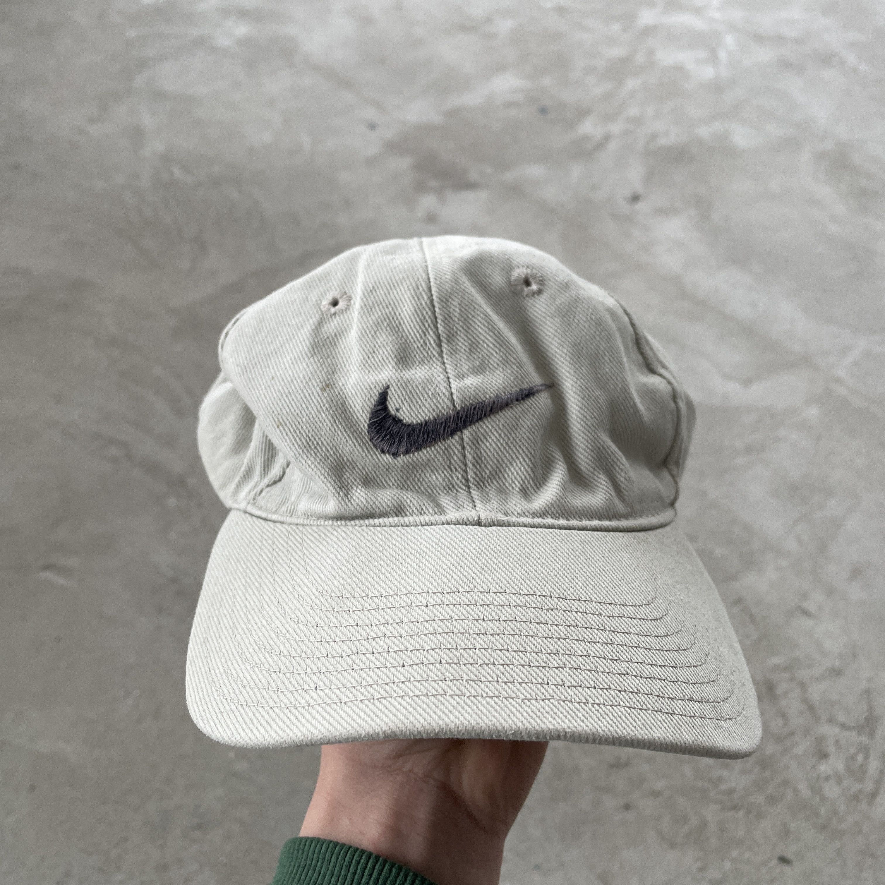 Nike Vintage 90s Nike Big Swoosh Cap Size ONE SIZE - 2 Thumbnail