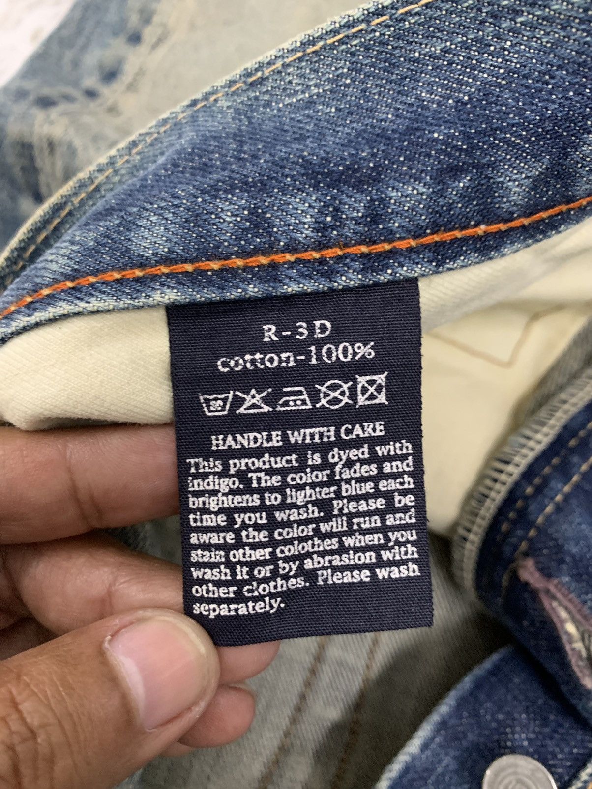 45rpm Selfedge 45rpm Denim Pants Size US 30 / EU 46 - 16 Thumbnail