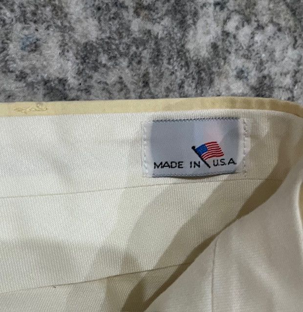 J. Press J. Press Made in USA Vintage Yellow Cotton Dress Trousers Size US 35 - 5 Thumbnail