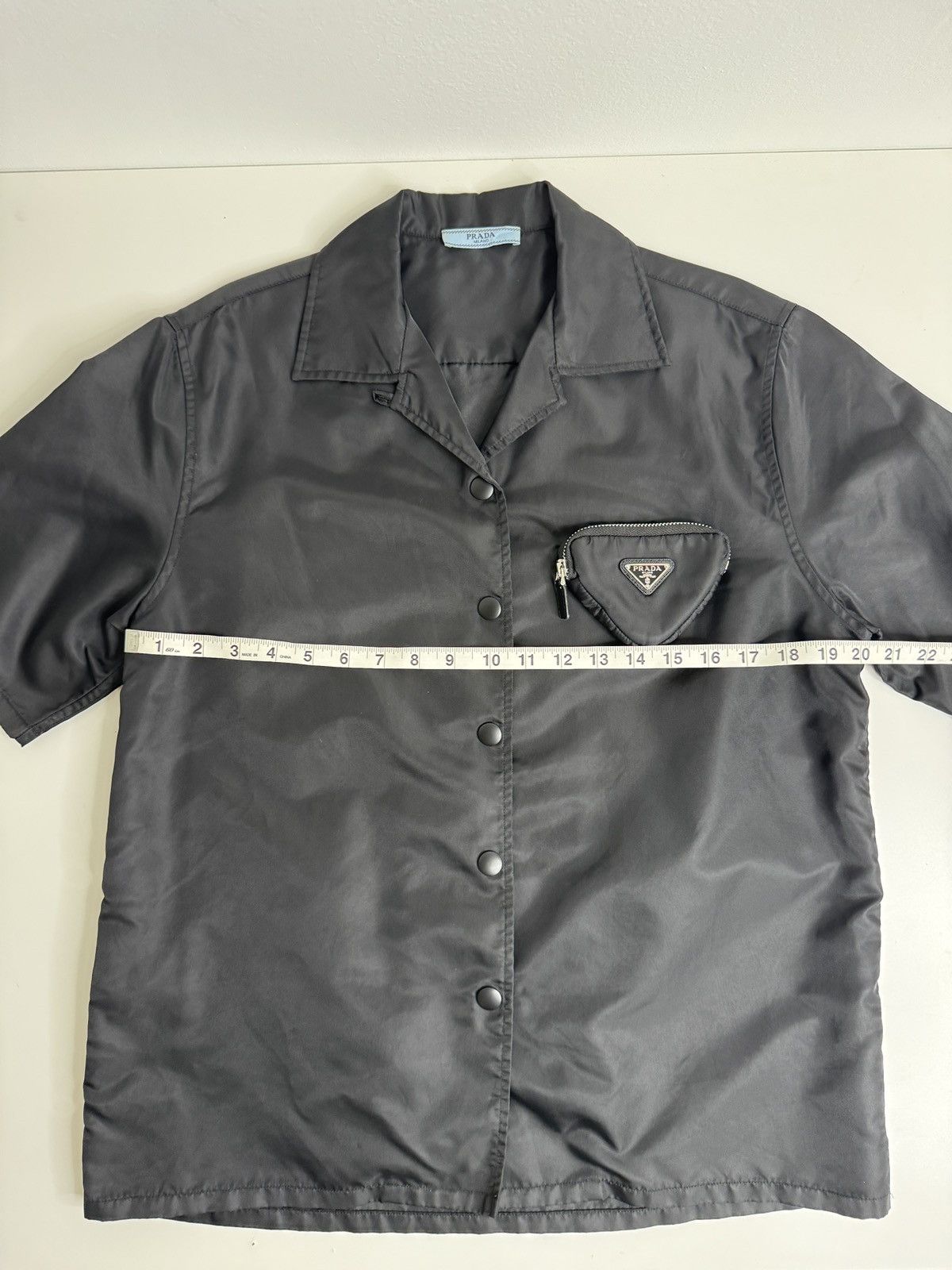 Prada Rare Re-Nylon Zip Pouch Button Up Size US S / EU 44-46 / 1 - 7 Thumbnail