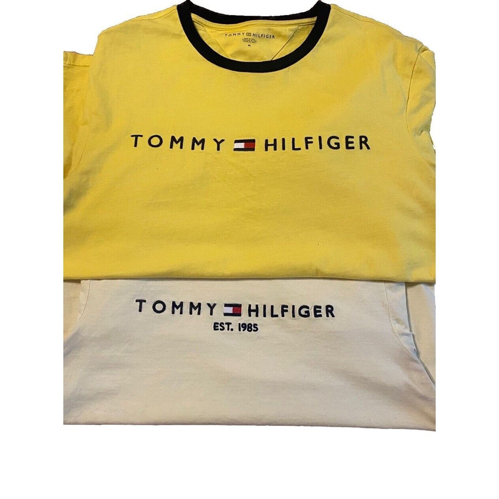 Tommy Hilfiger 1 Pair T-shirts Size M by Tommy Hilfiger short sleeves Size US M / EU 48-50 / 2 - 1 Thumbnail