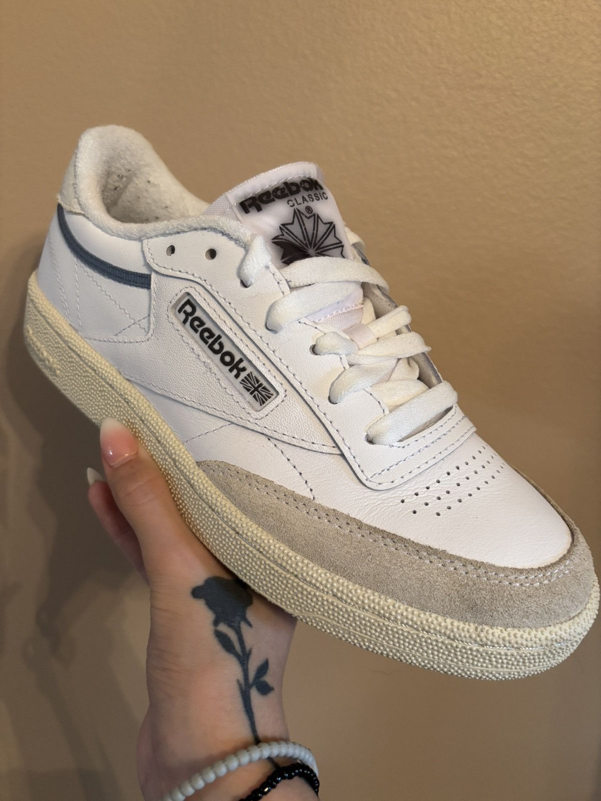 Reebok Reebok Club C 85 'White Grey Chalk' Size US 6 / EU 39 - 2 Thumbnail