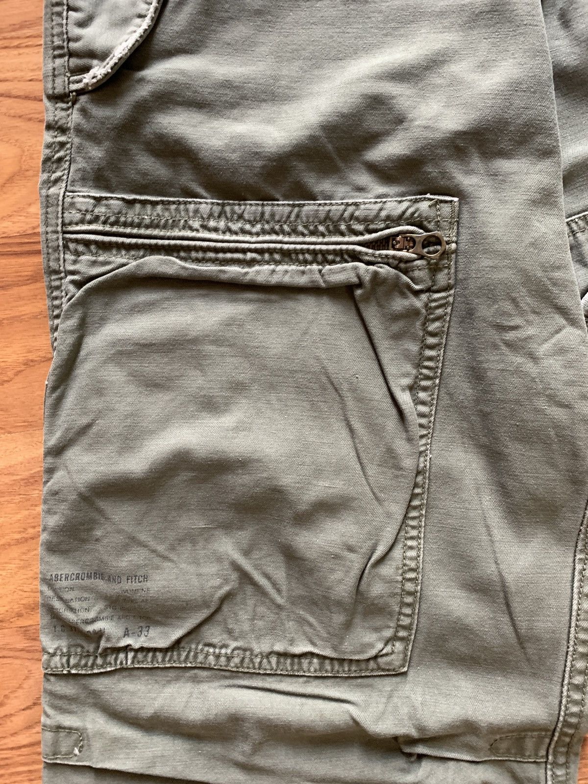 Abercrombie & Fitch × Vintage Vintage Abercrombie Military Cargo Pants Size US 28 / EU 44 - 6 Thumbnail