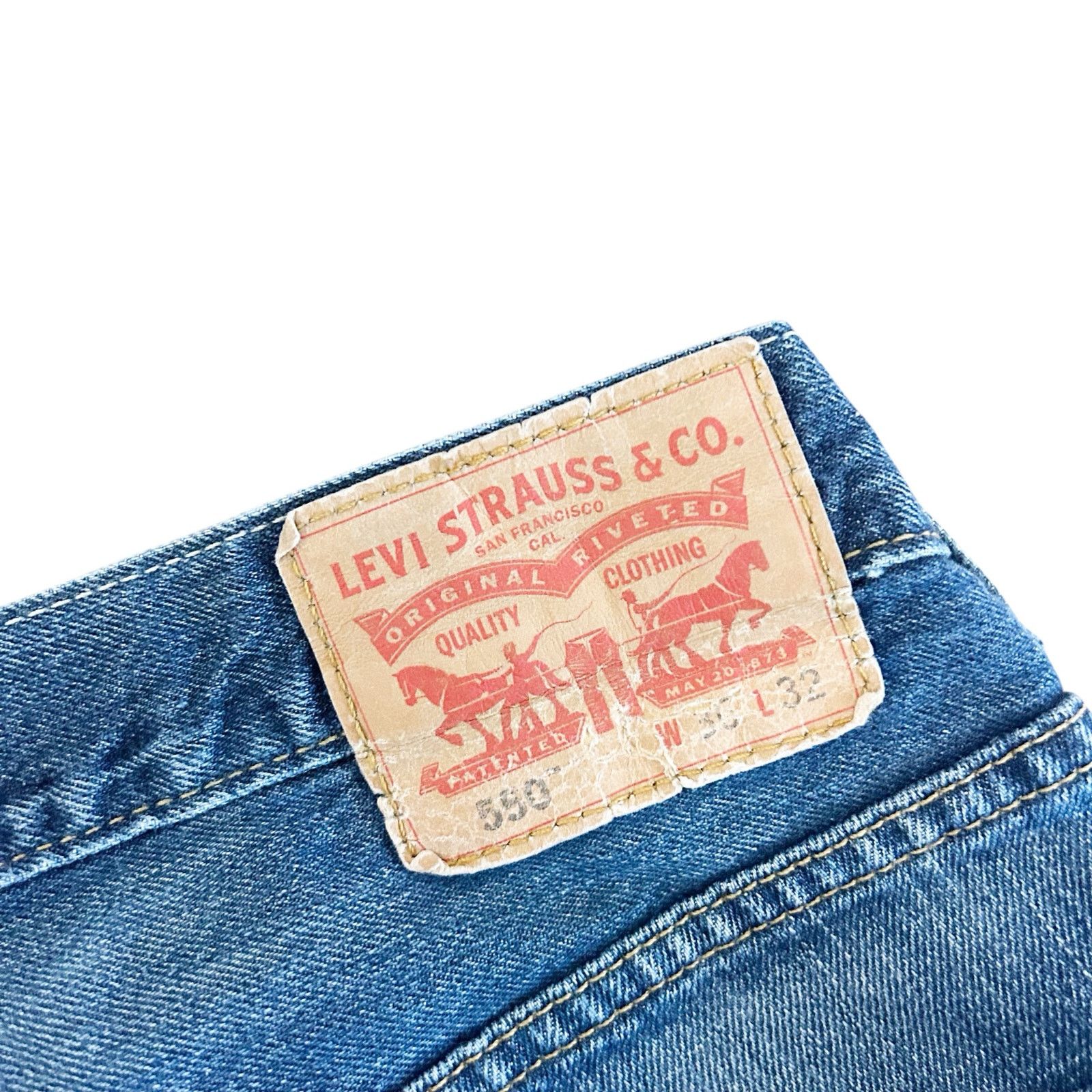 Levi's Levi’s 550 Straight Jeans Sz 36x32 Size US 36 / EU 52 - 2 Thumbnail