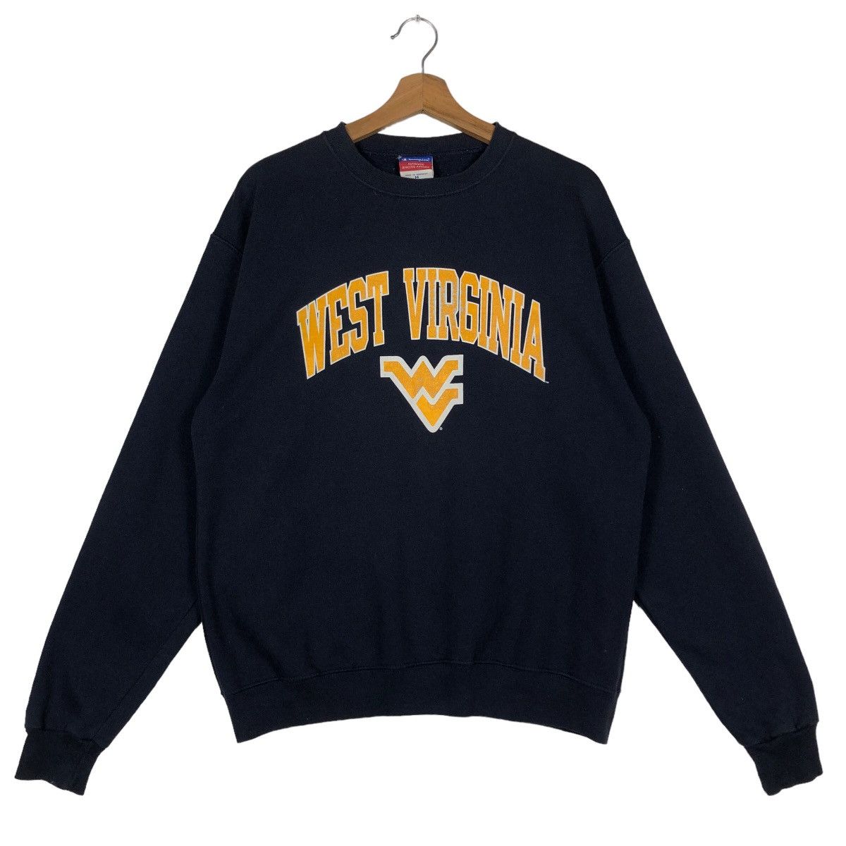 Champion Vintage Sweatshirt Champion West Virginia Spell Out BigLogo Size US M / EU 48-50 / 2 - 1 Thumbnail