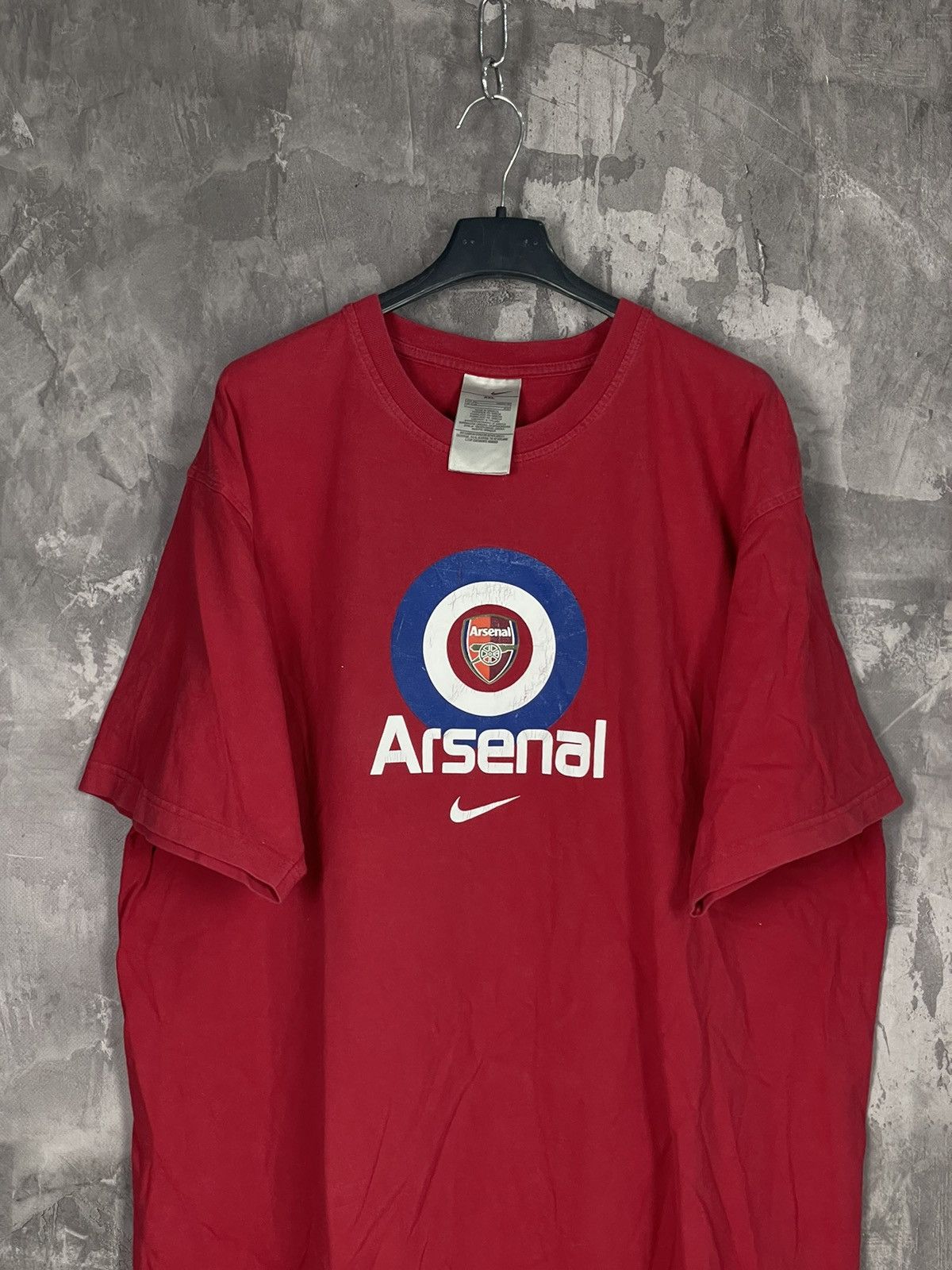 Nike × Vintage Vintage Arsenal Nike soccer 90s Retro T Shirt Size US XXL / EU 58 / 5 - 2 Thumbnail