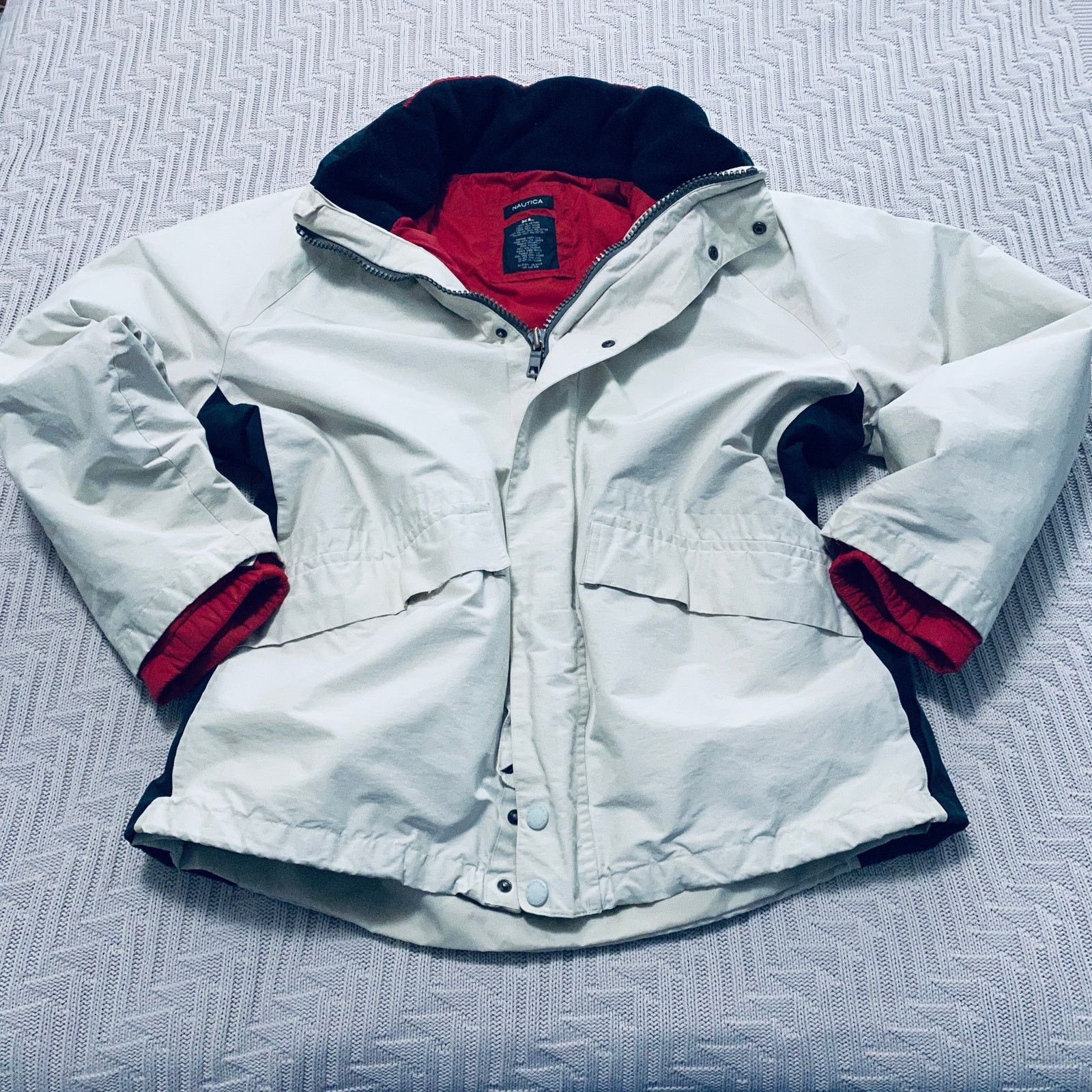 Nautica Vintage Nautica tan double layer winter jacket Size US XL / EU 56 / 4 - 1 Thumbnail
