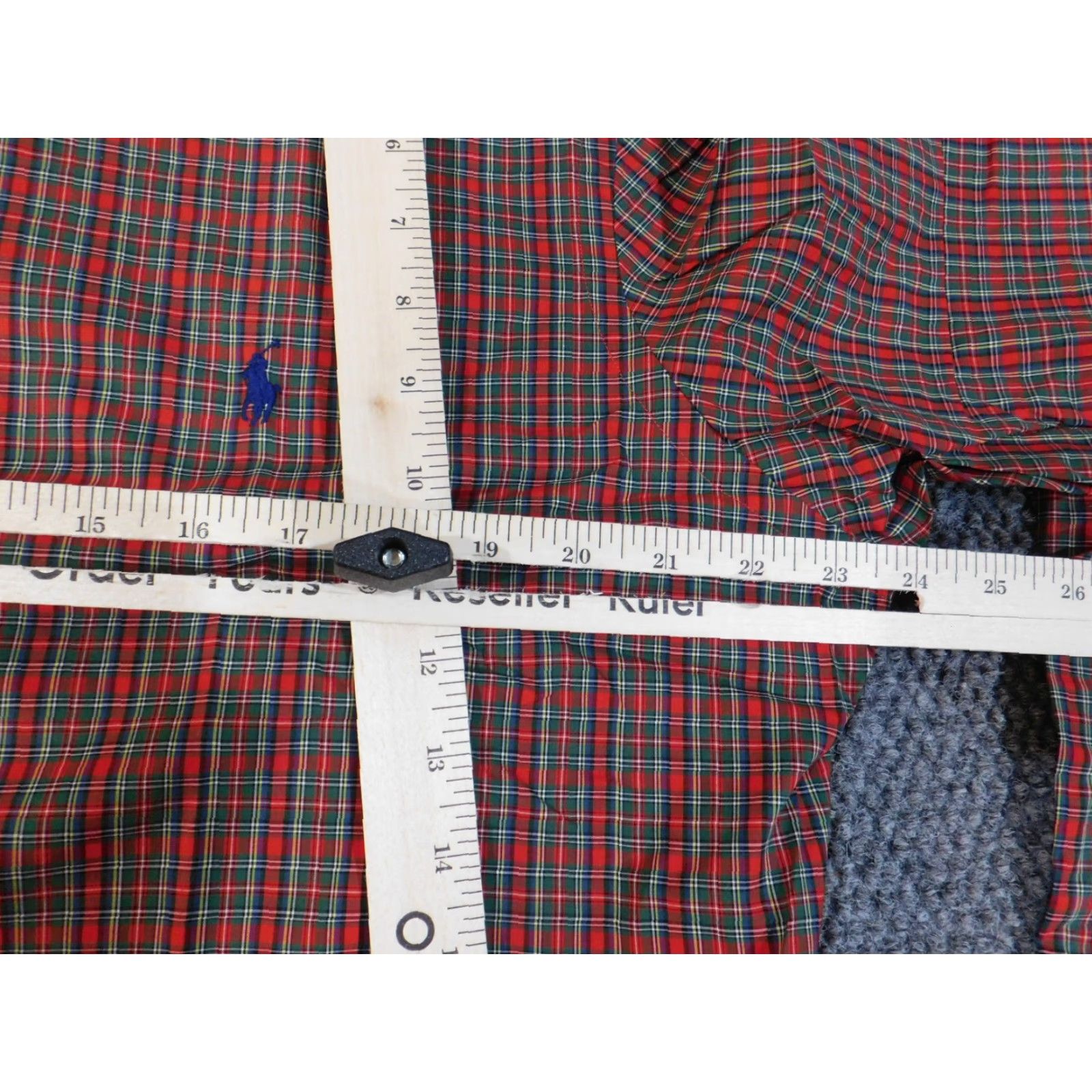 Ralph Lauren ralph lauren Mens shirt 17 34 35 red plaid pony button up business casual dress shirt Size US XL / EU 56 / 4 - 5 Thumbnail