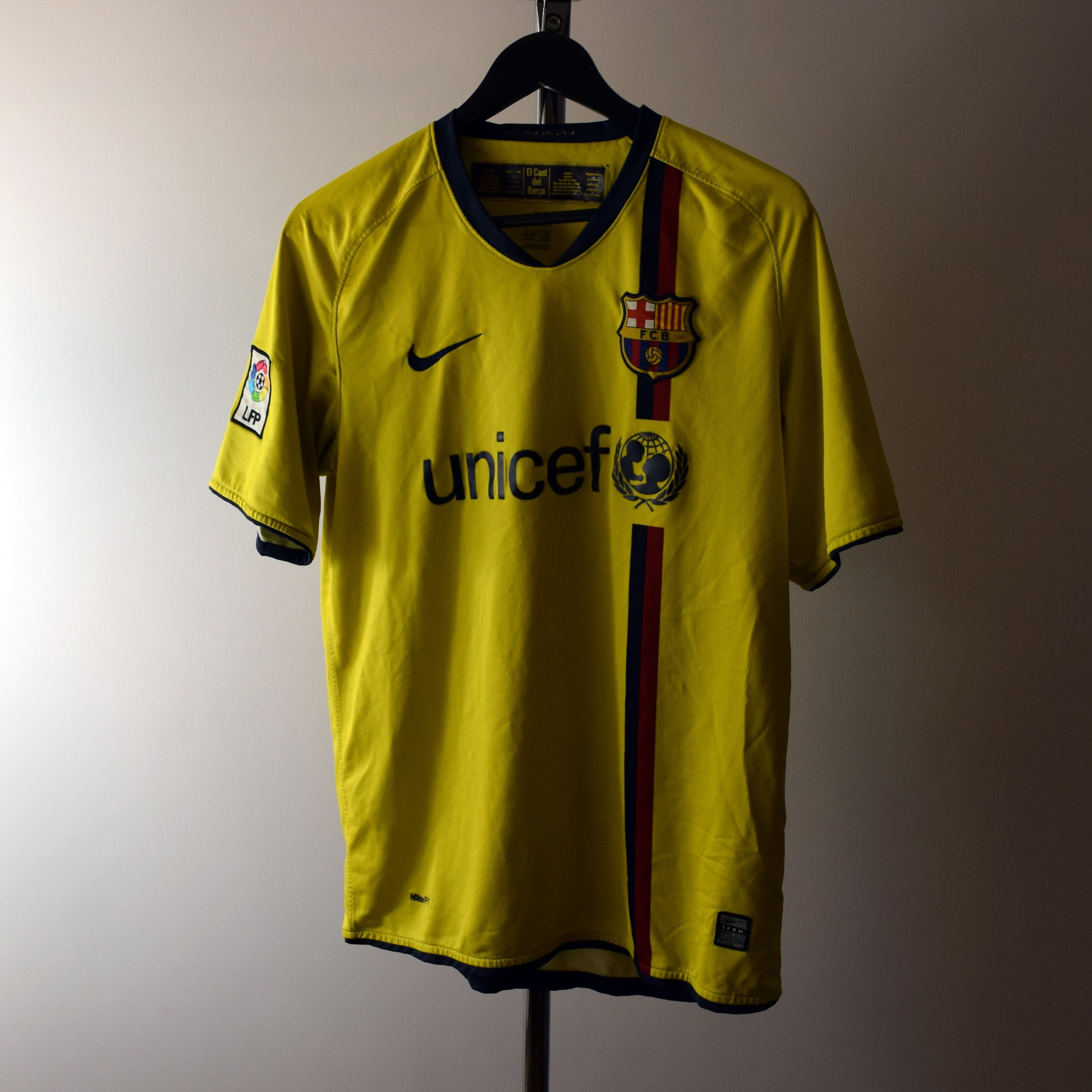 2004-05 Barcelona Third Shirt #10 RONALDINHO (Very Good) M