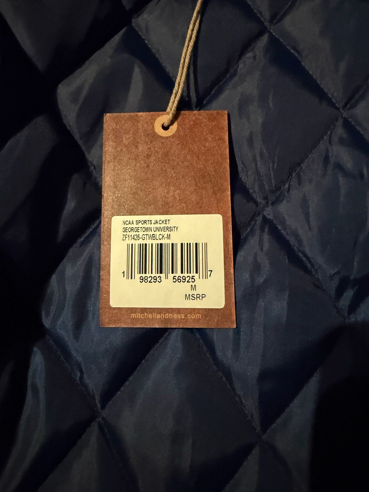 Supreme mitchell and ness NCAA georgetown hooded stadium jacket Size US M / EU 48-50 / 2 - 10 Thumbnail
