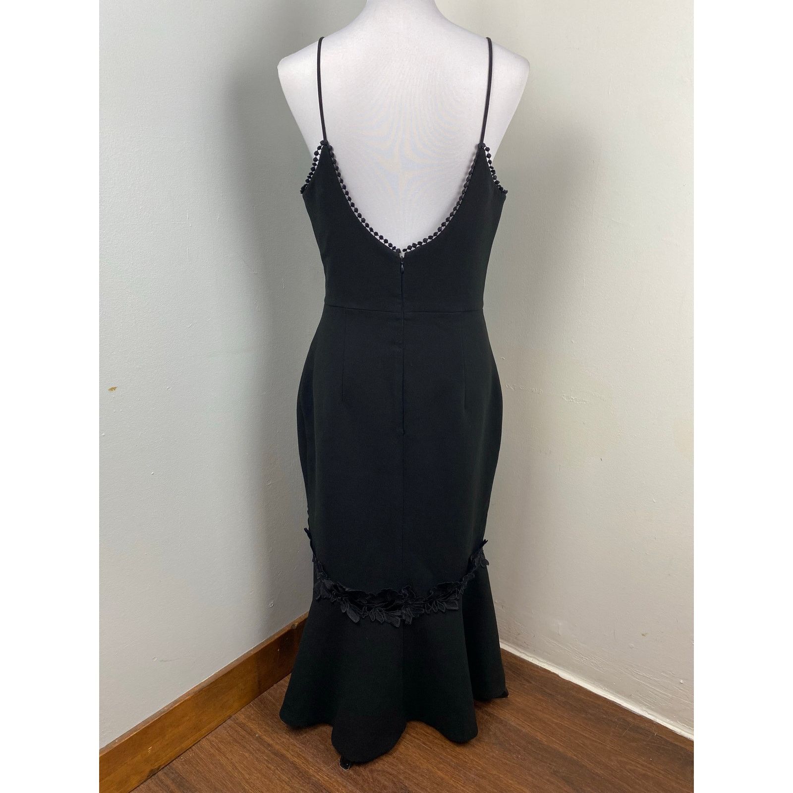 NICHOLAS Nicholas Crepe Phoenix Fitted Panel Floral Appliqué Dress Size M / US 6-8 / IT 42-44 - 7 Thumbnail