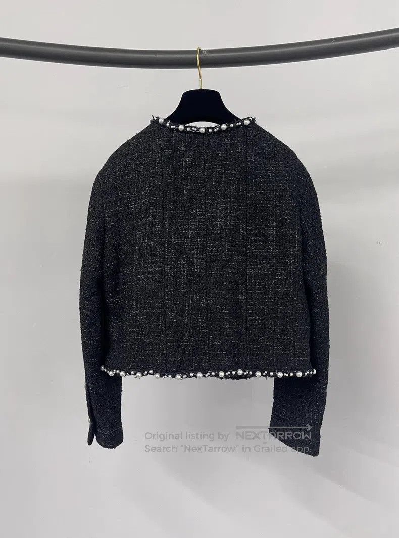Chanel Chanel 25P Classic Little Black Coat Size M / US 6-8 / IT 42-44 - 2 Thumbnail