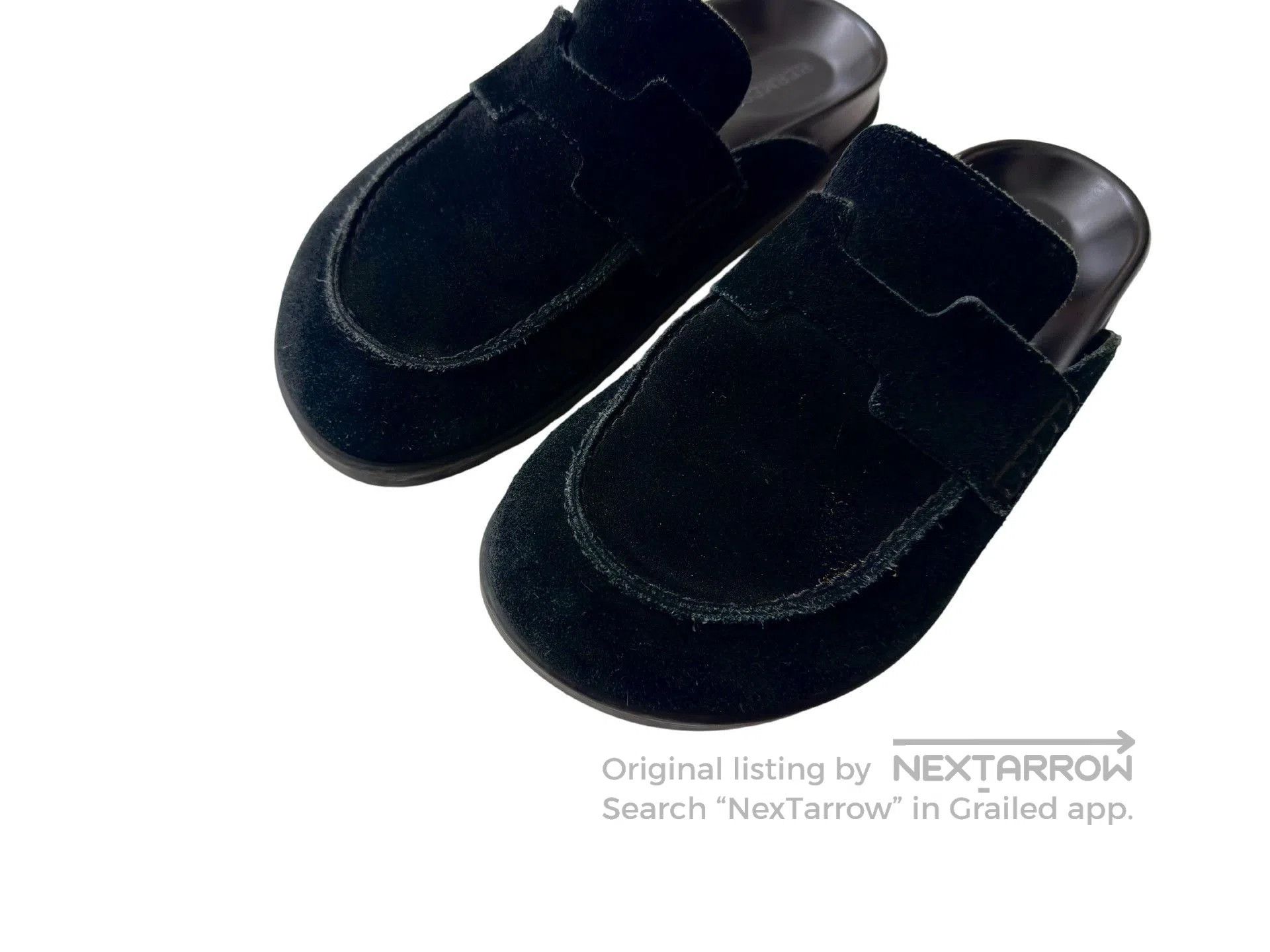 Hermes Hermes Black Birkenstock Slippers. Size US 5.5 / IT 35.5 - 2 Thumbnail
