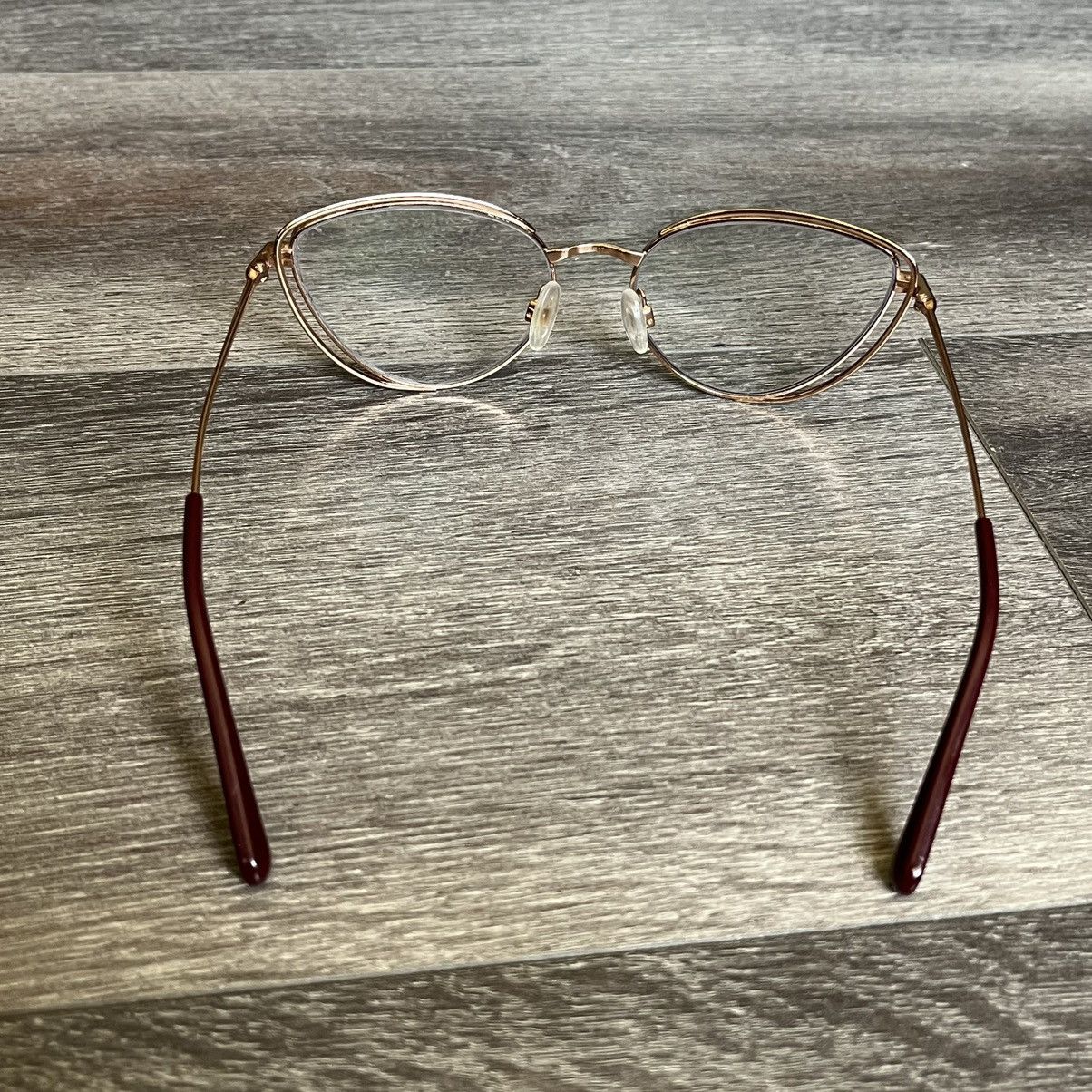 Dolce & Gabbana DOLCE & GABBANA Cat Eye Eyeglasses DG1326 Gold Bourdeaux Size ONE SIZE - 8 Thumbnail