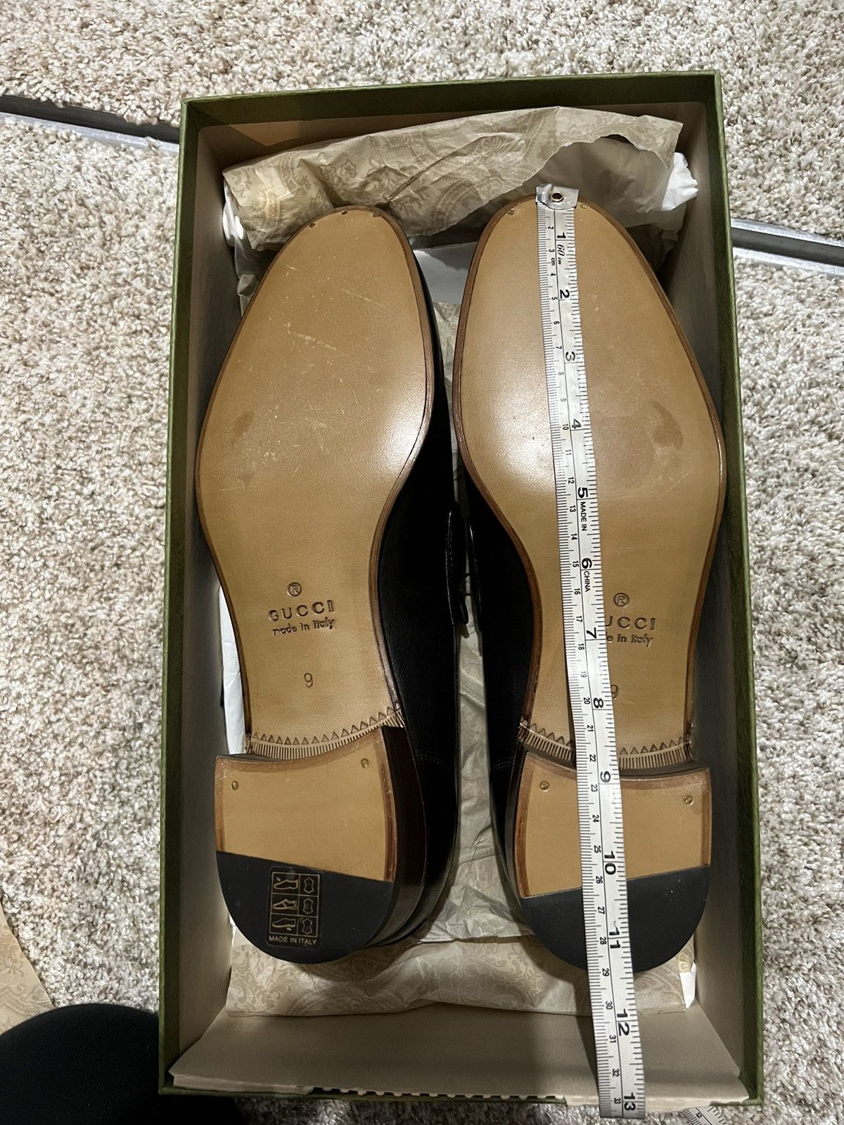 Gucci GUCCI Leather Loafers - Sz. UK9/US10/IT43 Size US 10 / EU 43 - 9 Thumbnail
