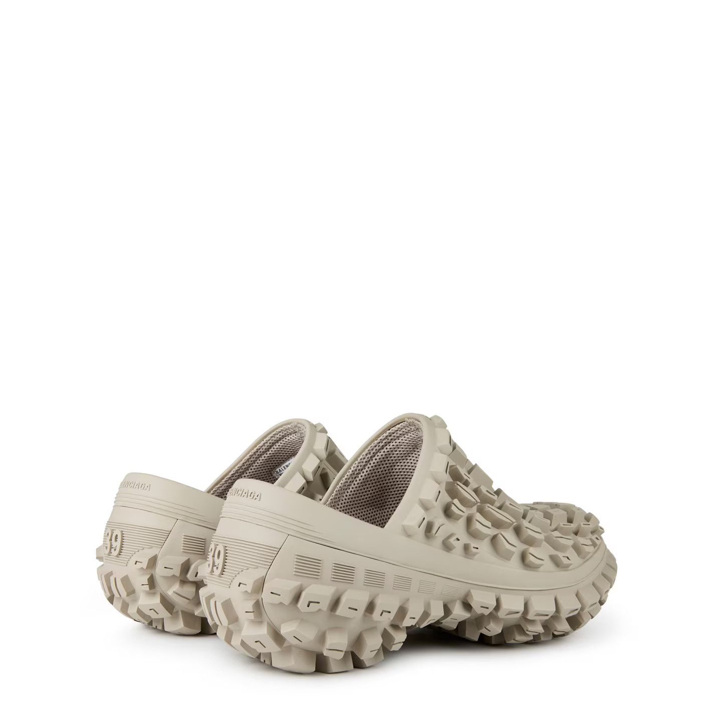 Balenciaga o1g2r1mq0226 Bouncer Clogs In Beige Size US 11 / EU 44 - 4 Thumbnail