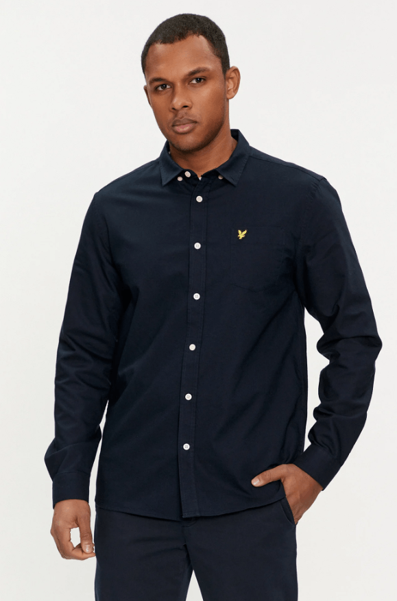 Lyle & Scott LYLE & SCOTT REGULAR FIT LIGHT WEIGHT OXFORD SHIRT -S Size US S / EU 44-46 / 1 - 1 Thumbnail