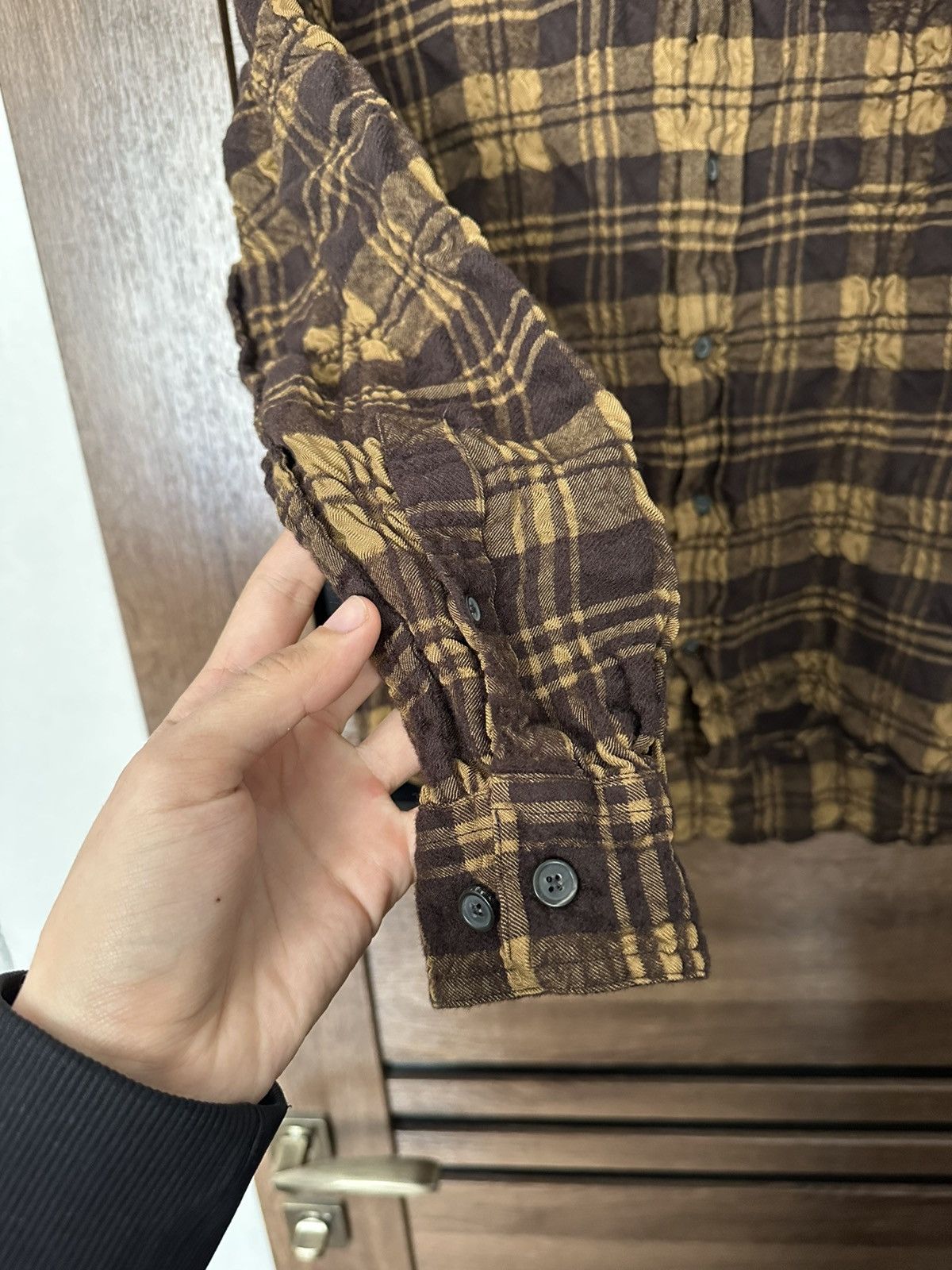 Acne Studios Acne Studios Checked Shirt Button Up Long Sleeve Wool Size US S / EU 44-46 / 1 - 8 Thumbnail