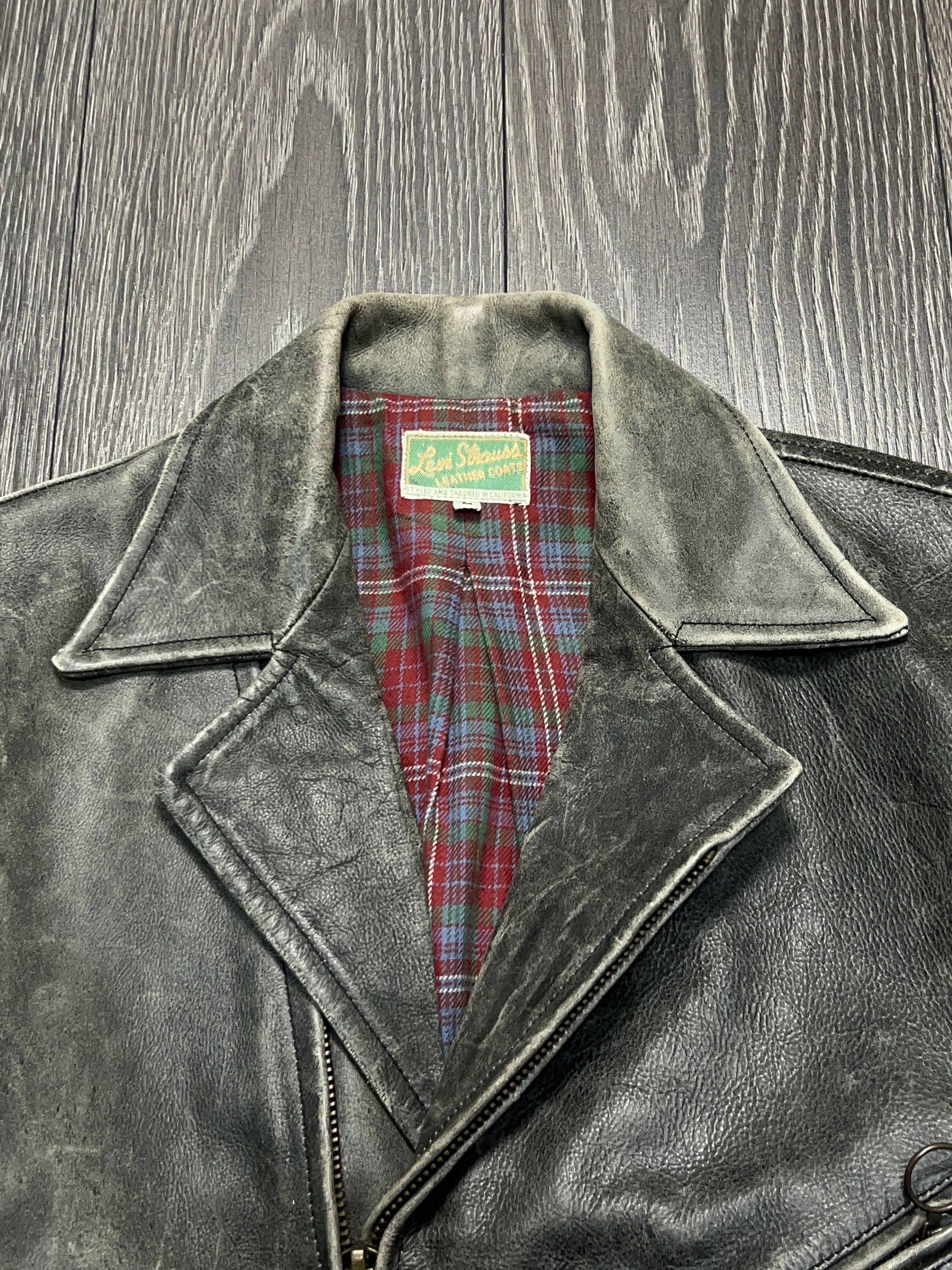 Levi's LVC 1930/40s Biker Motorcycle Leather Distressed Jacket M Size US M / EU 48-50 / 2 - 5 Thumbnail