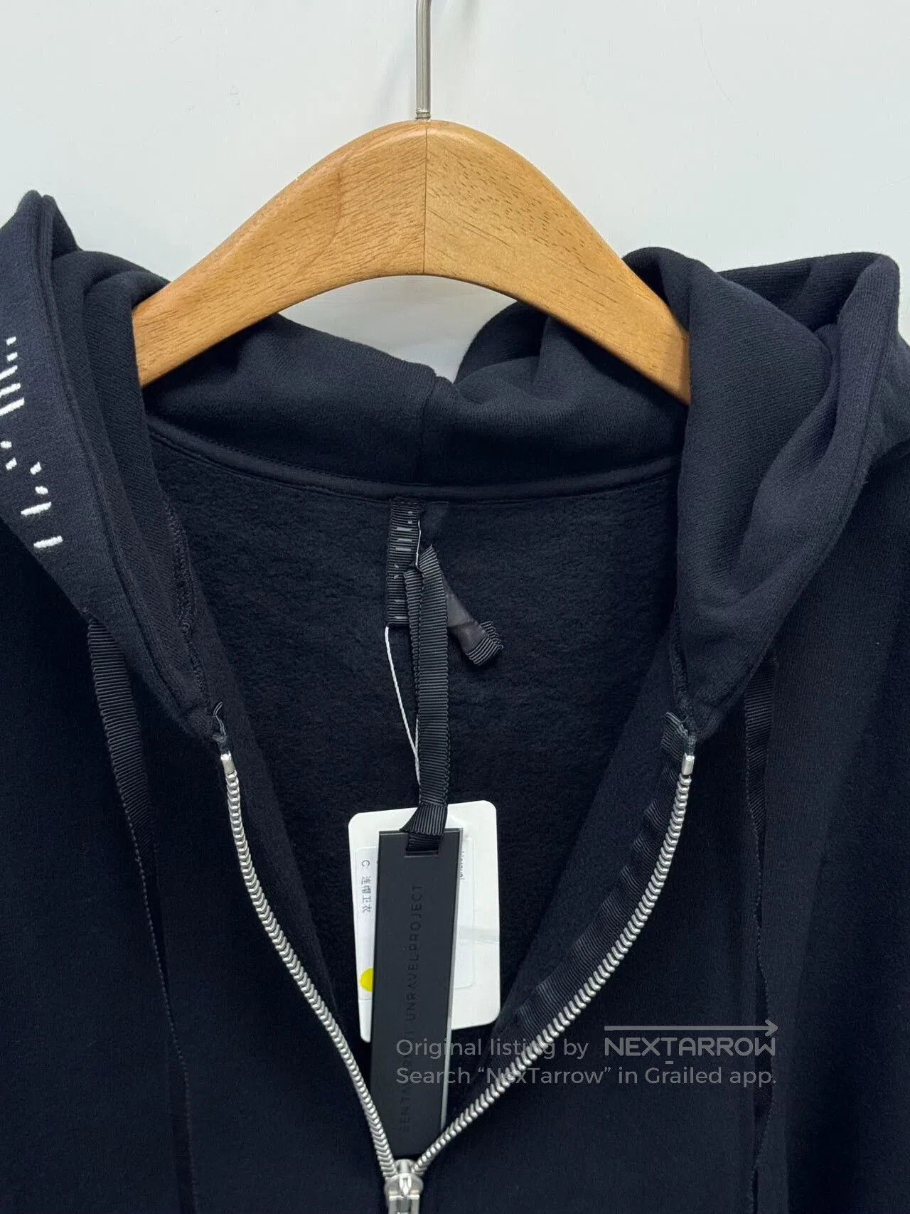 Ben Taverniti Unravel Project Black Hooded Sweatshirt by Unravel. Size US XS / EU 42 / 0 - 4 Thumbnail