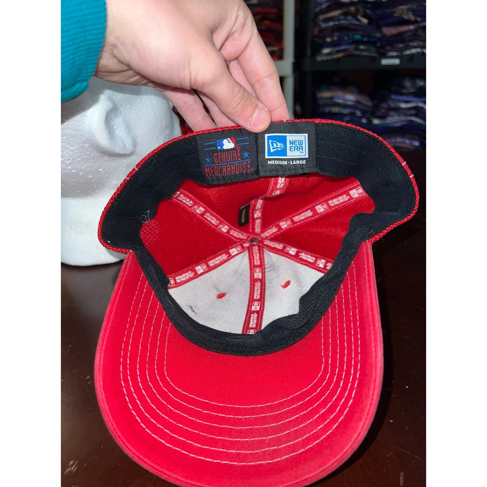 New Era St. Louis Cardinals Hat New Era MLB Baseball Fitted Red M/L Size ONE SIZE - 6 Thumbnail