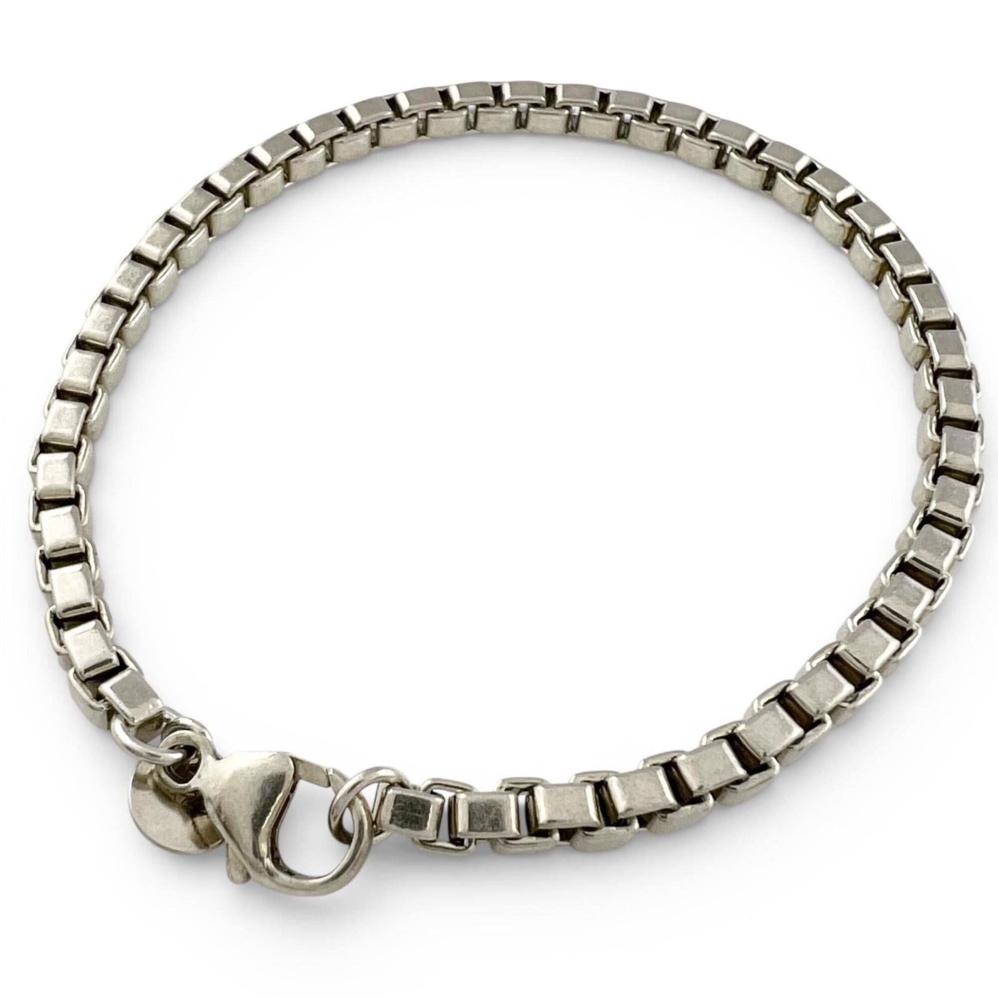 Tiffany & Co. TIFFANY&Co. Tiffany Venetian Bracelet, SV925, 19cm total length, Silver, Weight 16.3g, Men's/Women's. Size ONE SIZE - 1 Thumbnail