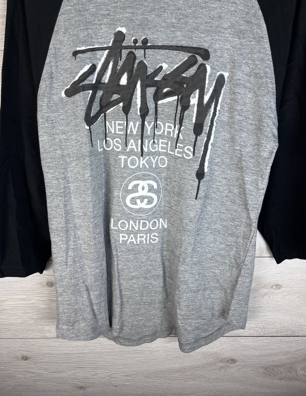 Stussy Men’s long sleeve Stussy size L made in India 🇮🇳 Size US L / EU 52-54 / 3 - 5 Thumbnail