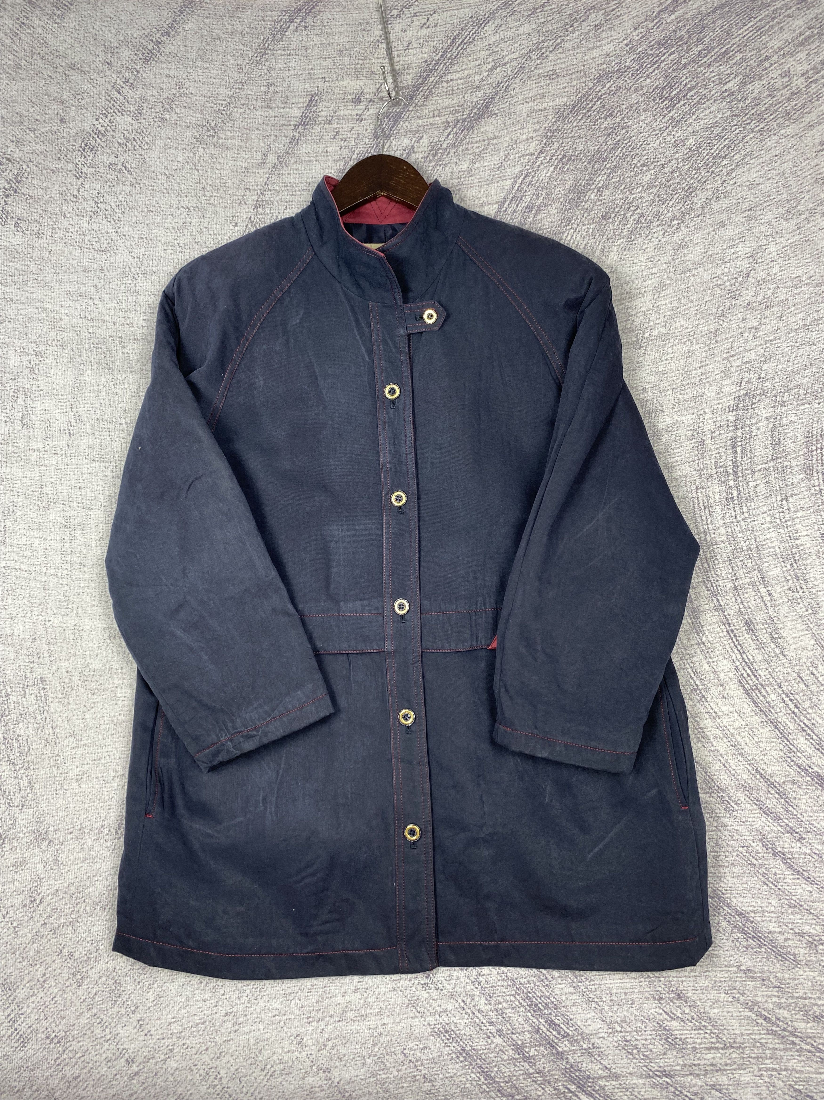 Japanese Brand Vintage Japanese Pajaporo Canvas Chore Jacket Blue Overcoat Size US L / EU 52-54 / 3 - 4 Thumbnail
