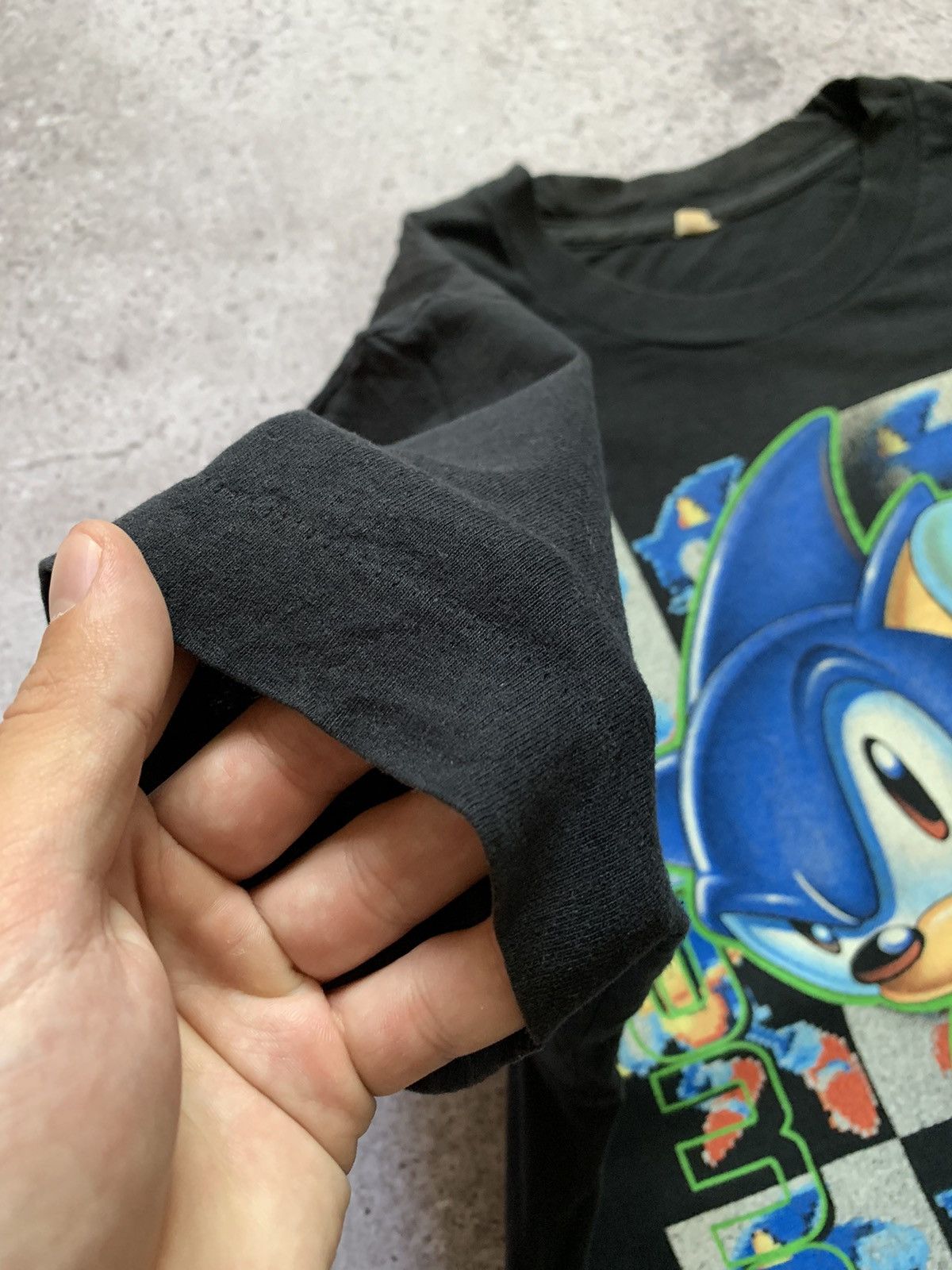 Nintendo 1991/1992 Vintage Sega Sonic The Hedgehog T-Shirt Size US L / EU 52-54 / 3 - 6 Thumbnail