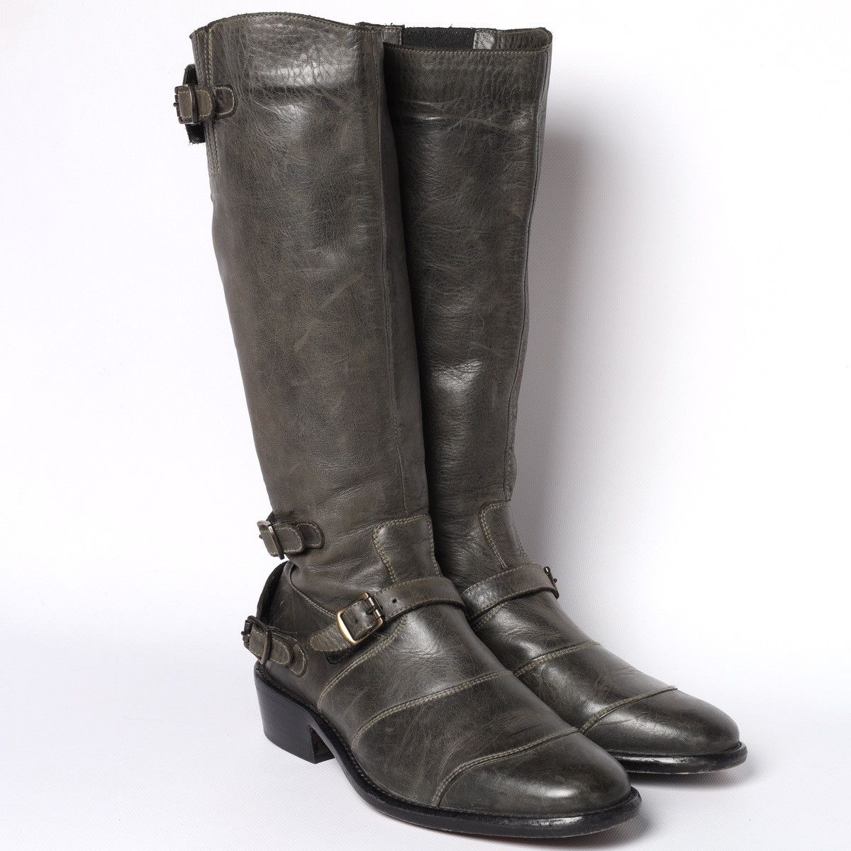 Belstaff Belstaff Trialmaster Leather Hi Boots Biker Moto Shoes Size US 9 / IT 39 - 2 Thumbnail