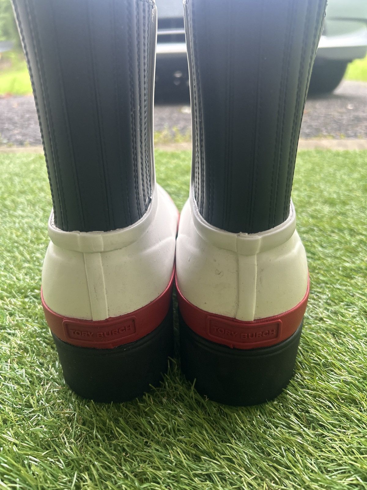 Tory Burch Tory Burch Women’s Chelsea Rain Boots Size US 9 / IT 39 - 4 Thumbnail