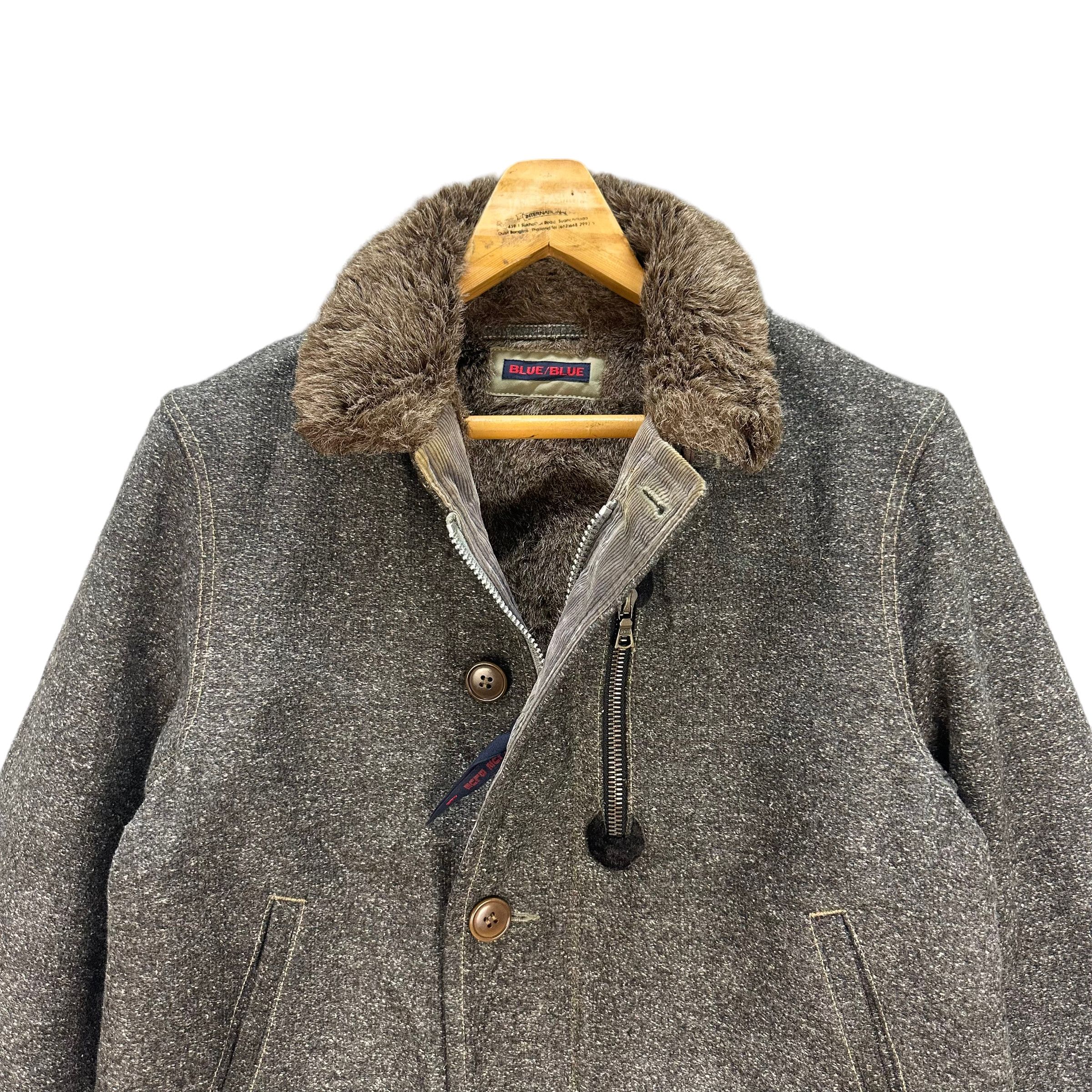 Blue Blue Japan VINTAGE BLUE BLUE JAPAN SHERPA CHORE JACKET #8017-196 Size US L / EU 52-54 / 3 - 2 Thumbnail