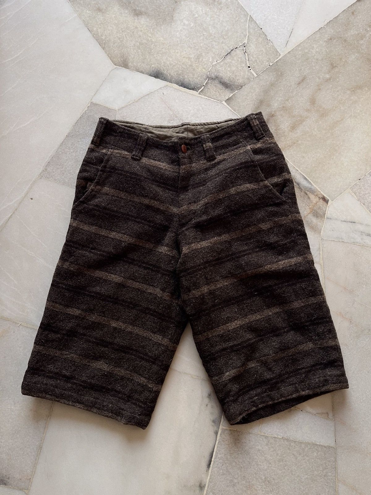 General Research 1997 General Reseach Wool Short Pants Size US 30 / EU 46 - 13 Thumbnail