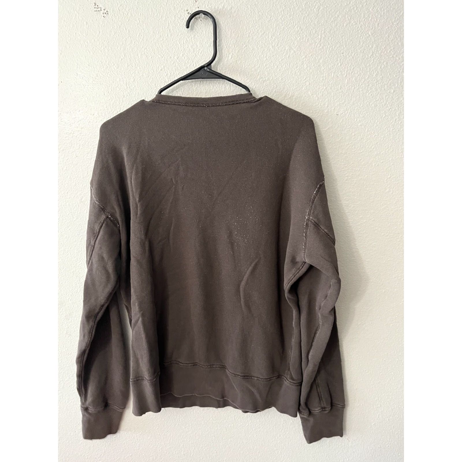 American Eagle Outfitters AMERICAN EAGLE Pullover Thermal Shirt Long Sleeve Men’s Medium Brown Crew Neck Size US M / EU 48-50 / 2 - 3 Thumbnail