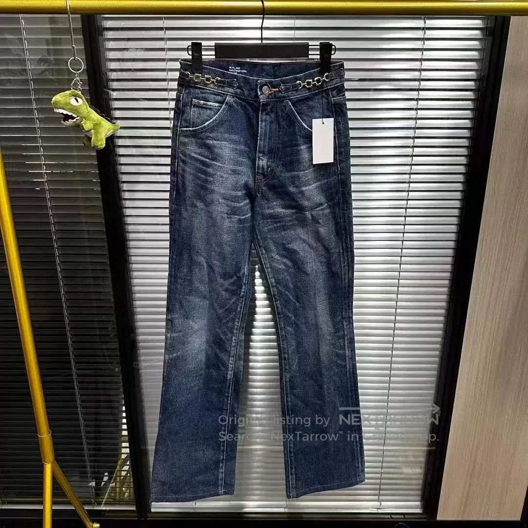 Celine Celine Chain Logo Jeans Size 24. Size 24" / US 00 / IT 34 - 1 Thumbnail