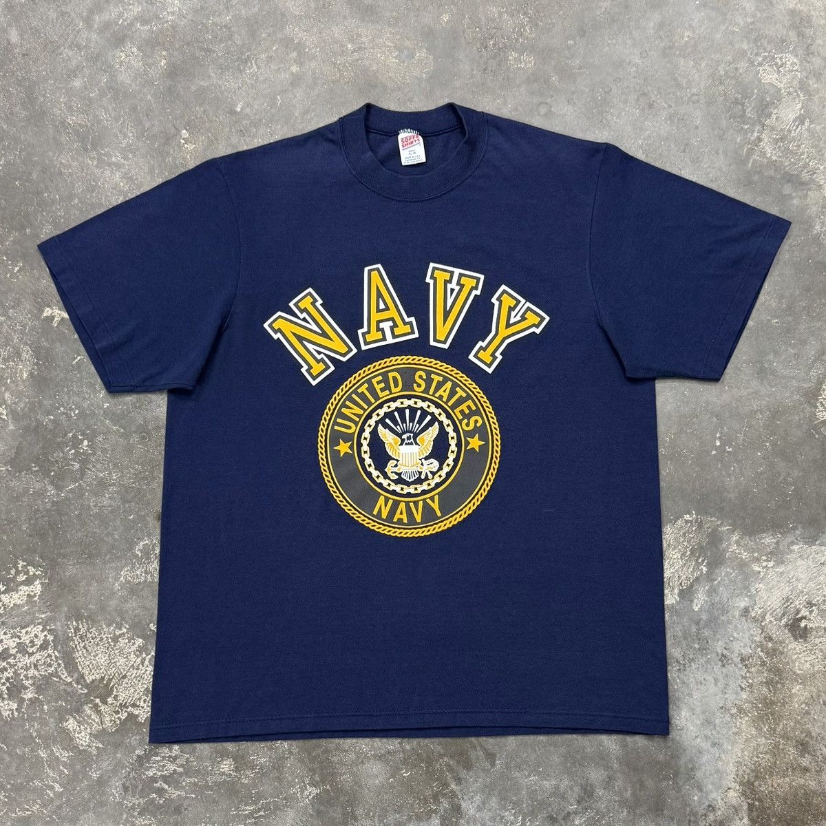 Soffe Vintage US Navy Single Stitch Soffe USA Made XL Tee Size US XL / EU 56 / 4 - 1 Thumbnail