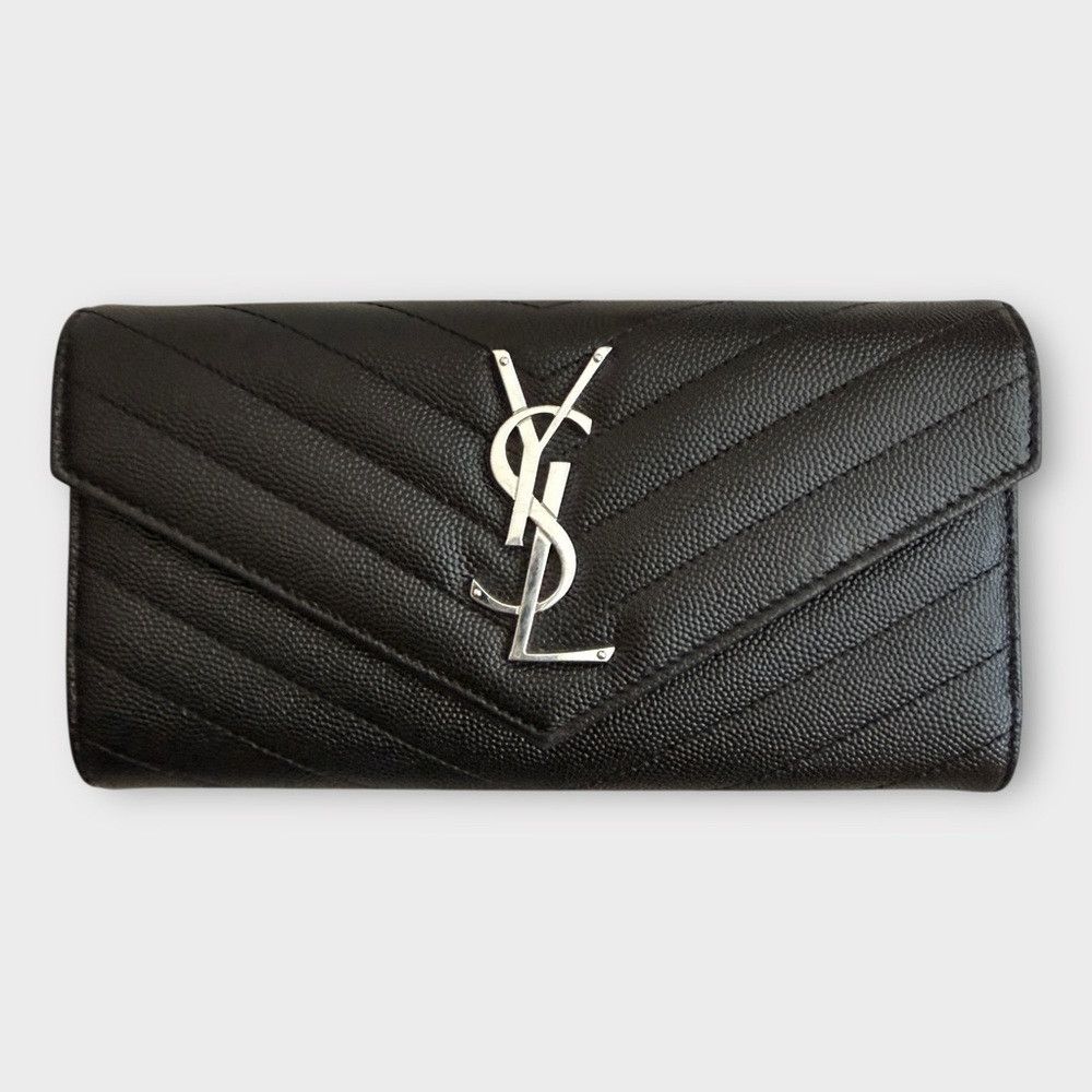 Yves Saint Laurent Saint Laurent YSL Grain de Poudre Wallet - ALL INCLUSIONS Size ONE SIZE - 2 Thumbnail