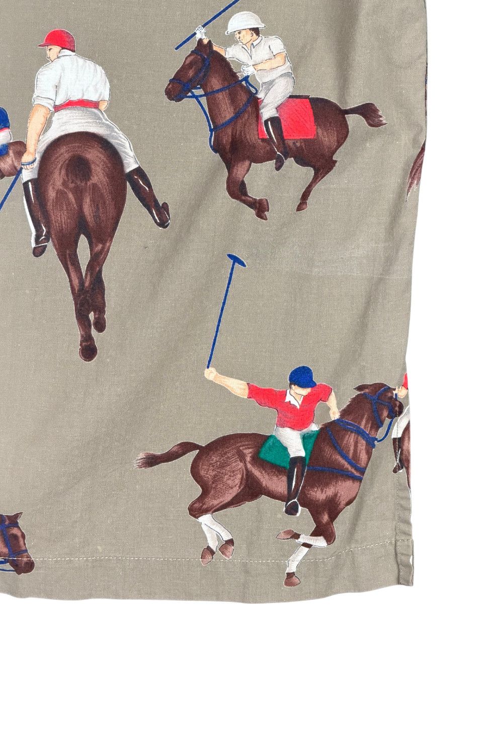 Polo Ralph Lauren (c.1988–1992) Polo Ralph Lauren Equestrian Print Shirt Size US M / EU 48-50 / 2 - 12 Thumbnail