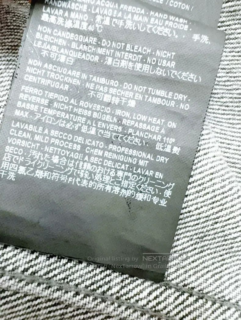 Balenciaga Balenciaga Grey-Black 36 Size Back Relief Letter Logo Long Size XS / US 0-2 / IT 36-38 - 6 Thumbnail