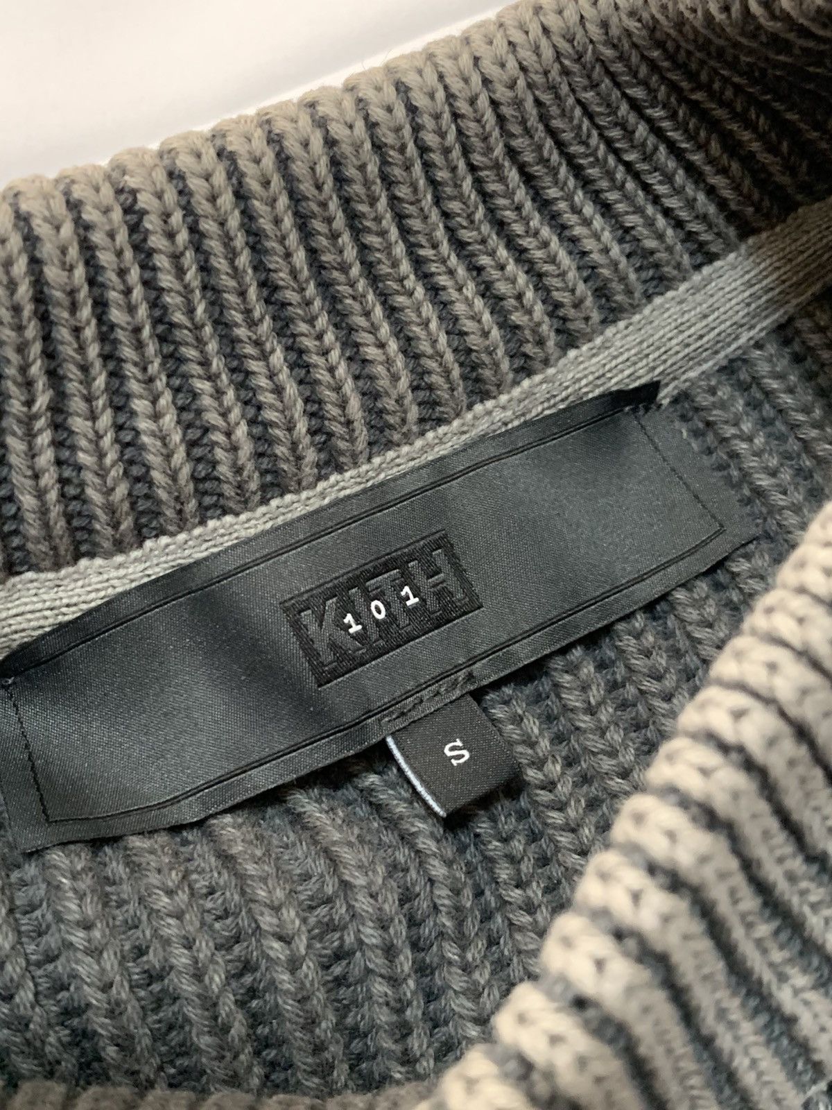 Kith KITH 101 garment dyed knit crewneck Size US L / EU 52-54 / 3 - 3 Thumbnail